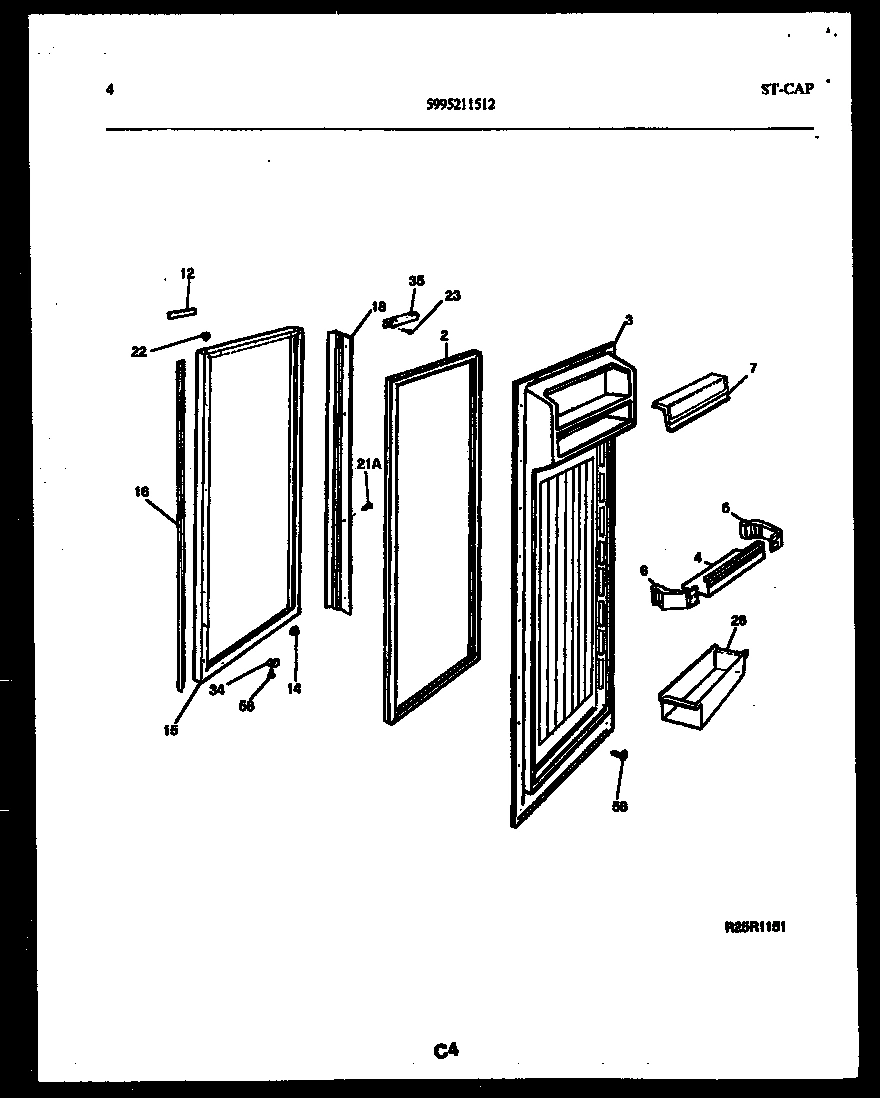 03 - REFRIGERATOR DOOR PARTS