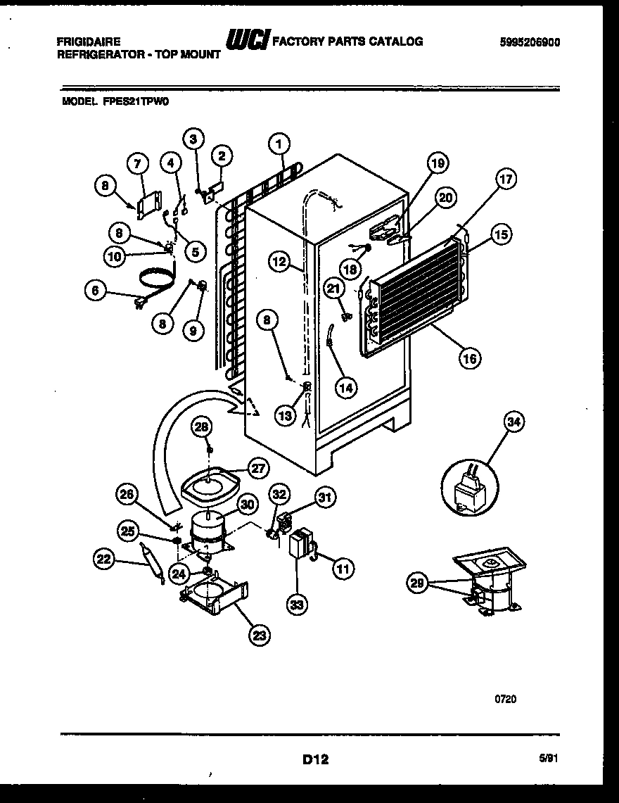05 - SYSTEM AND AUTOMATIC DEFROST PARTS