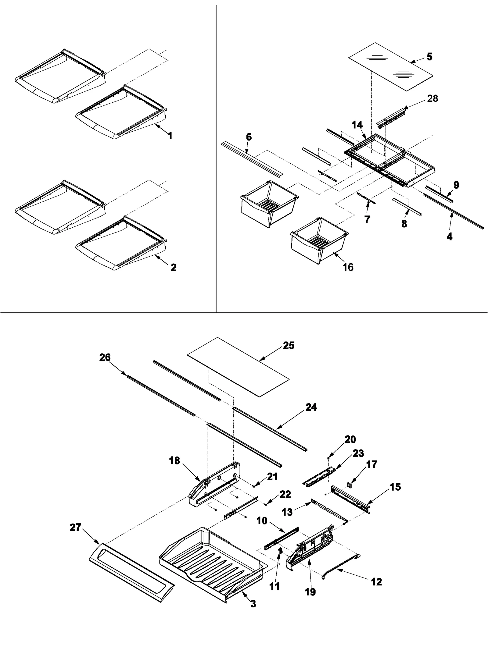 REFRIGERATOR SHELVING