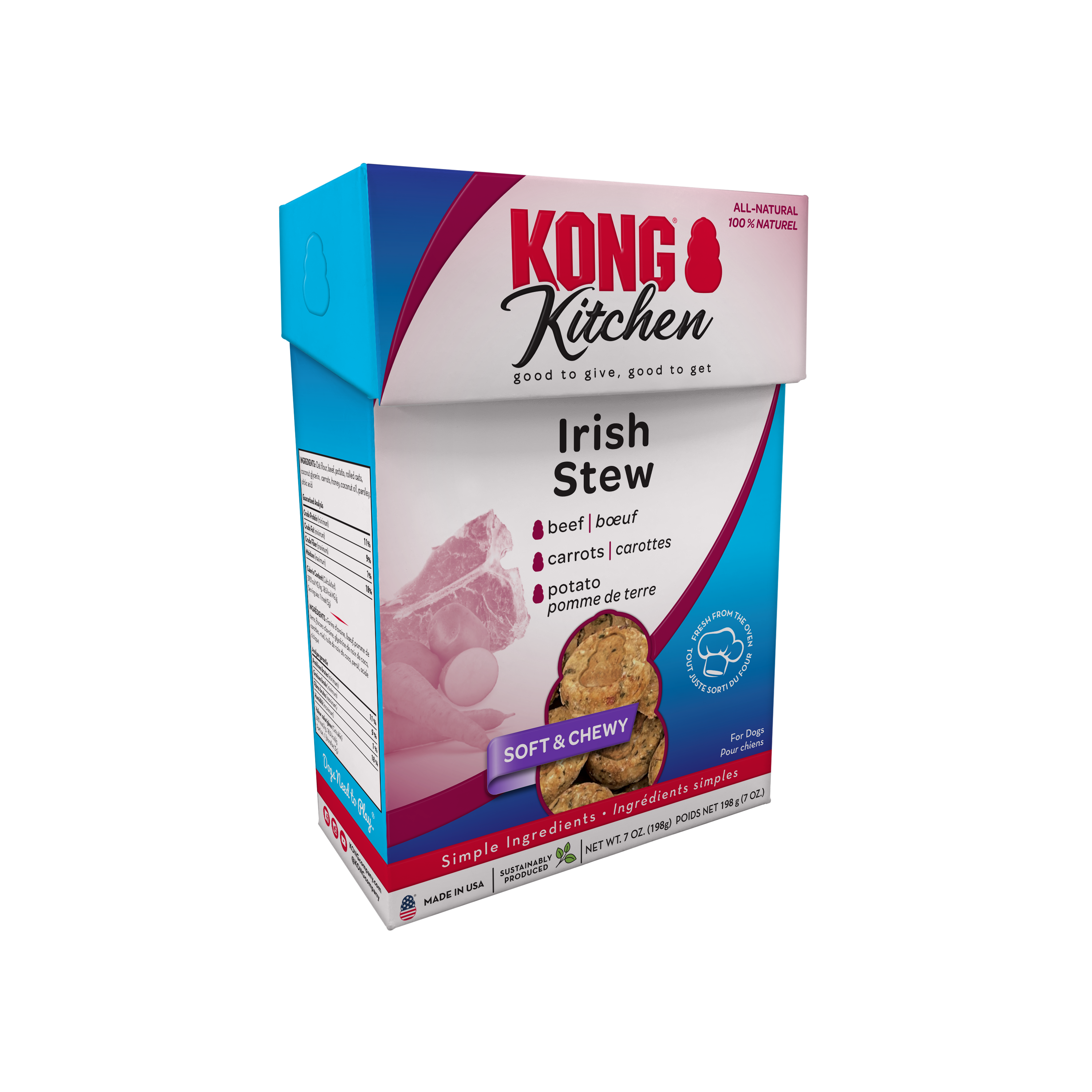 KONG Kitchen Soft & Chewy Irish Stew onpack product image