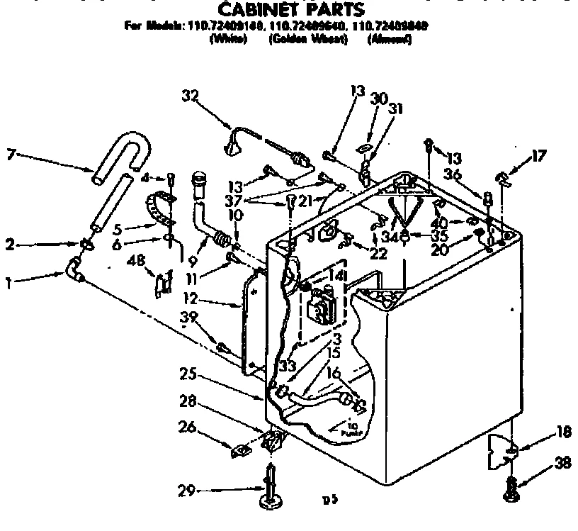 CABINET PARTS