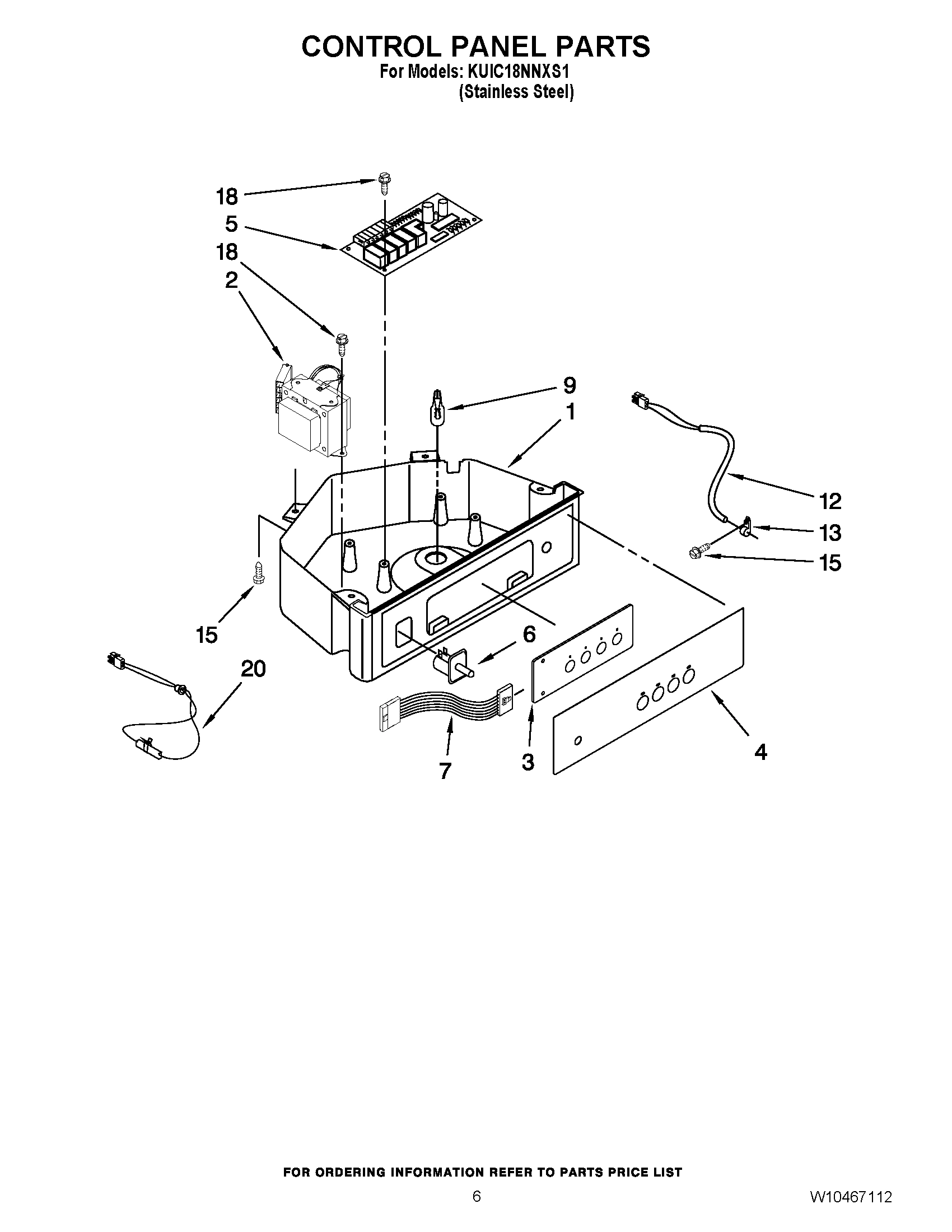04 - CONTROL PANEL PARTS