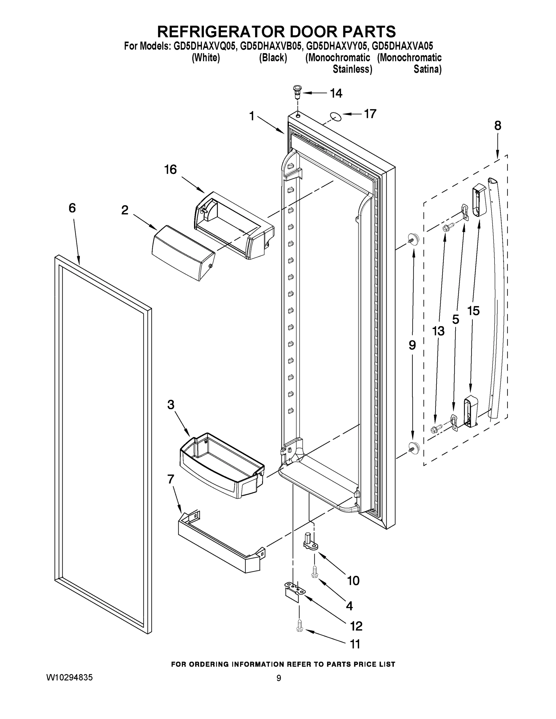 06 - REFRIGERATOR DOOR PARTS