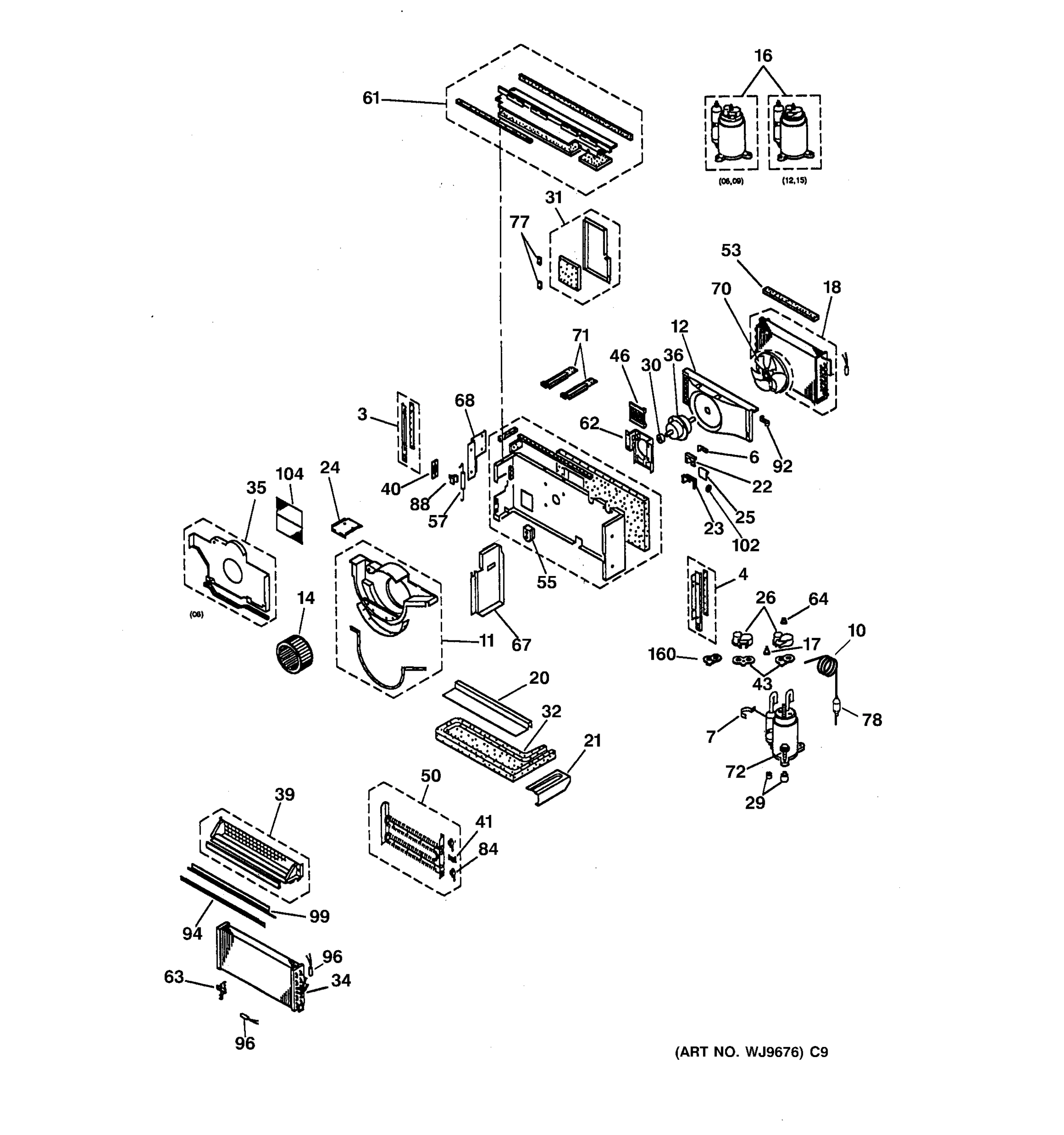 MOTOR, COMPRESSOR & SYSTEM COMPONENTS