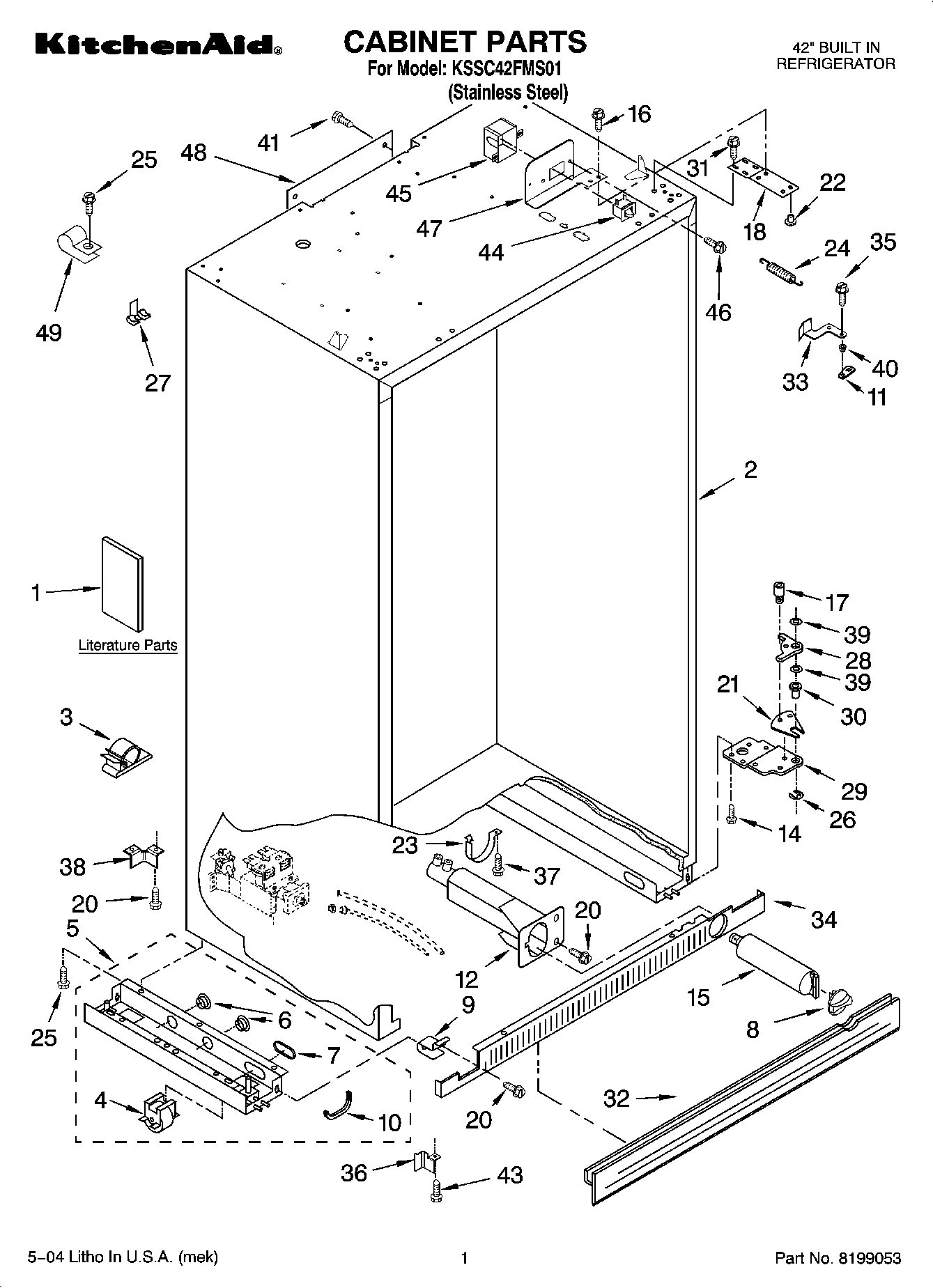 01 - CABINET PARTS