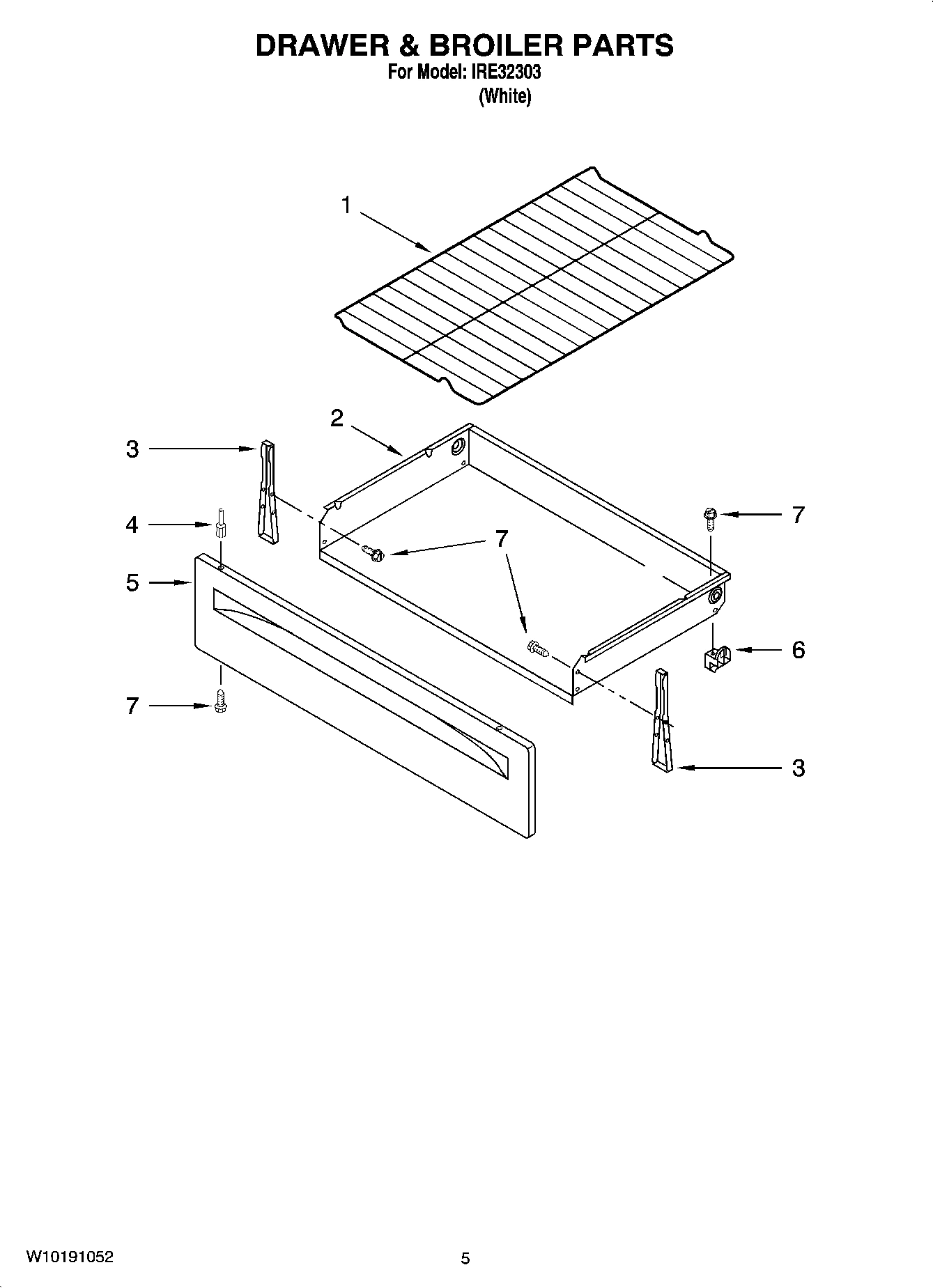 04 - DRAWER & BROILER PARTS