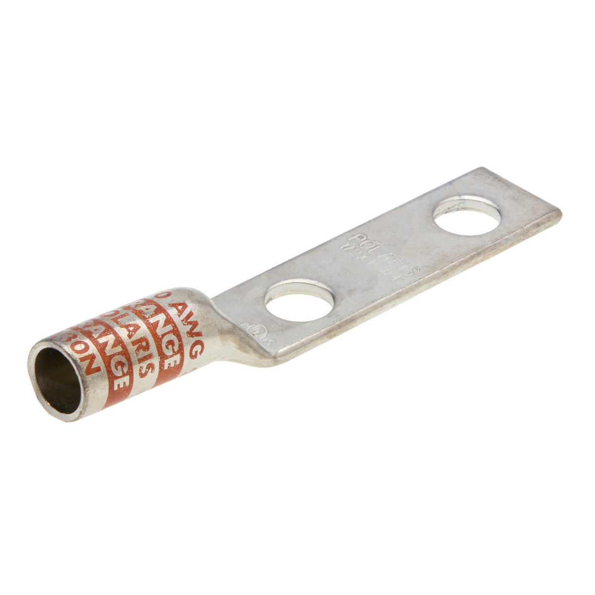 10Pcs 1/0 AWG Copper Ring Lugs – 1/2