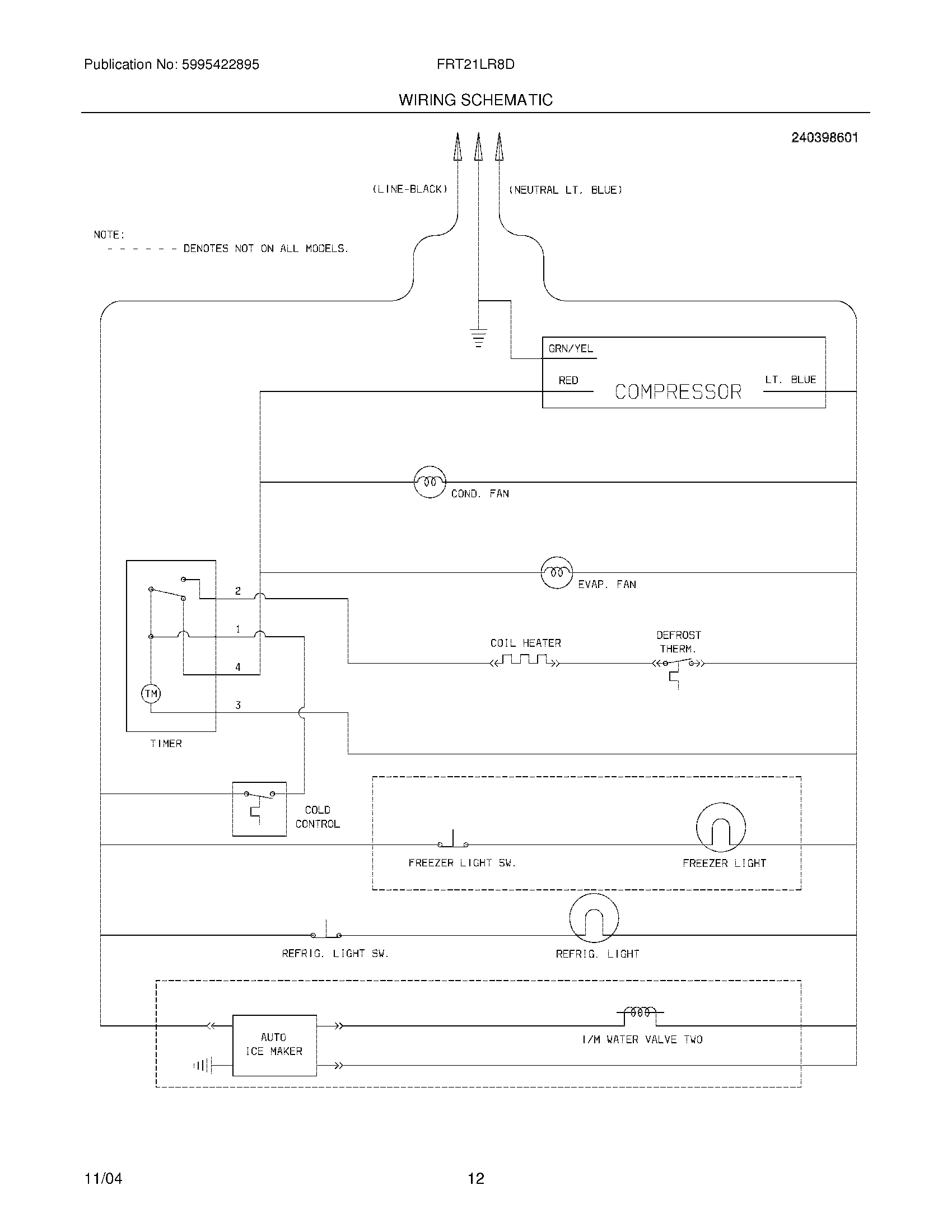 12 - WIRING SCHEMATIC