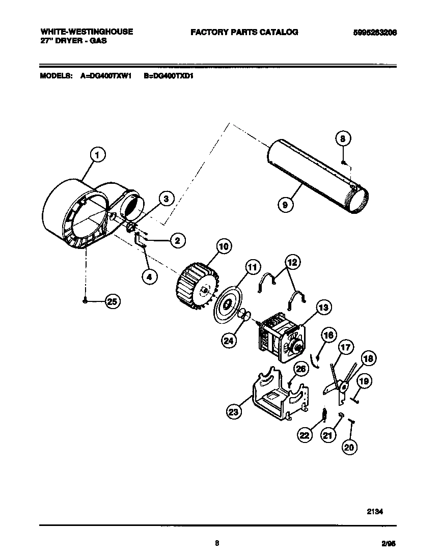 05 - MOTOR, FAN HOUSING, EXHAUST DUCT