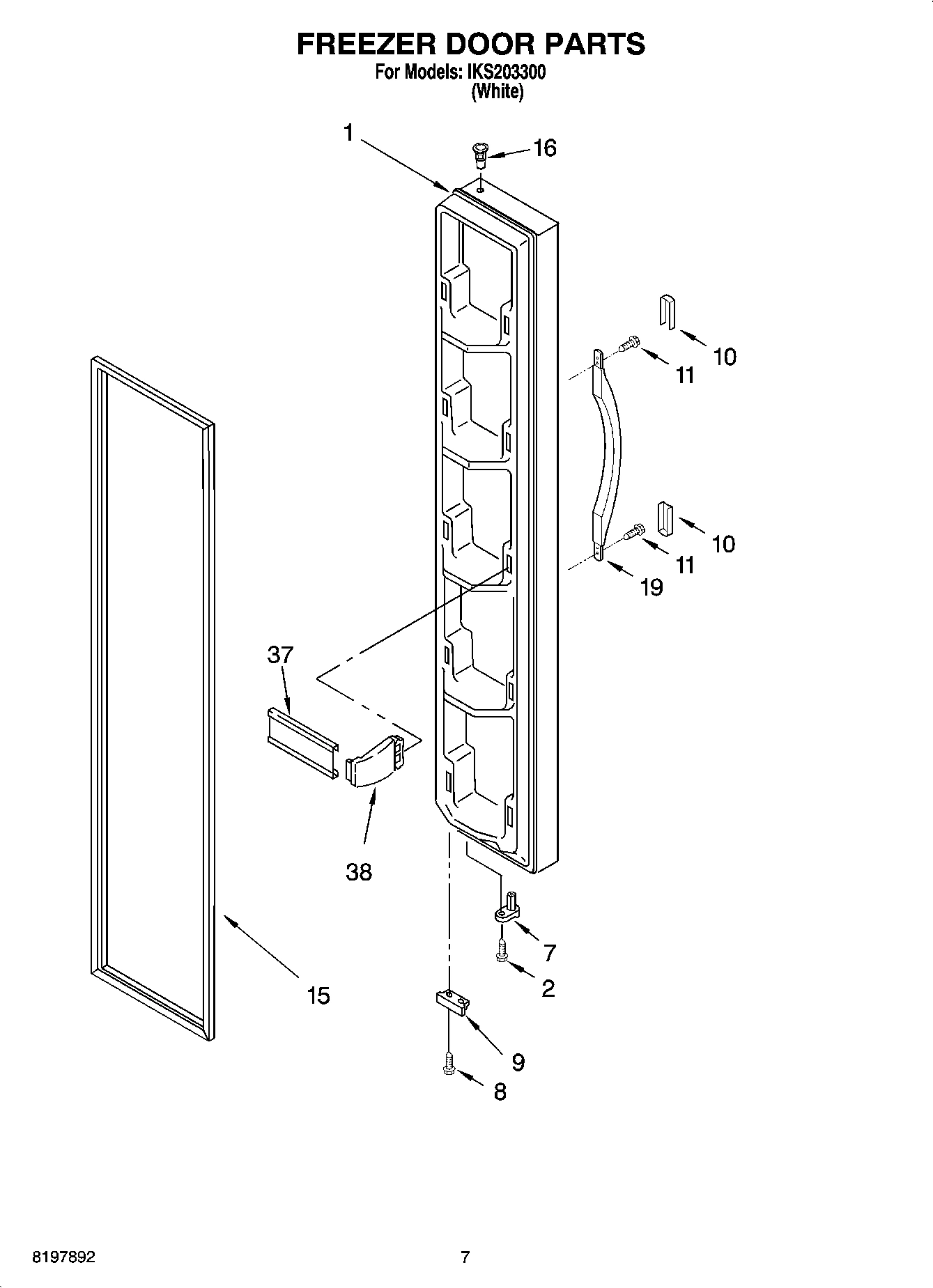05 - FREEZER DOOR PARTS