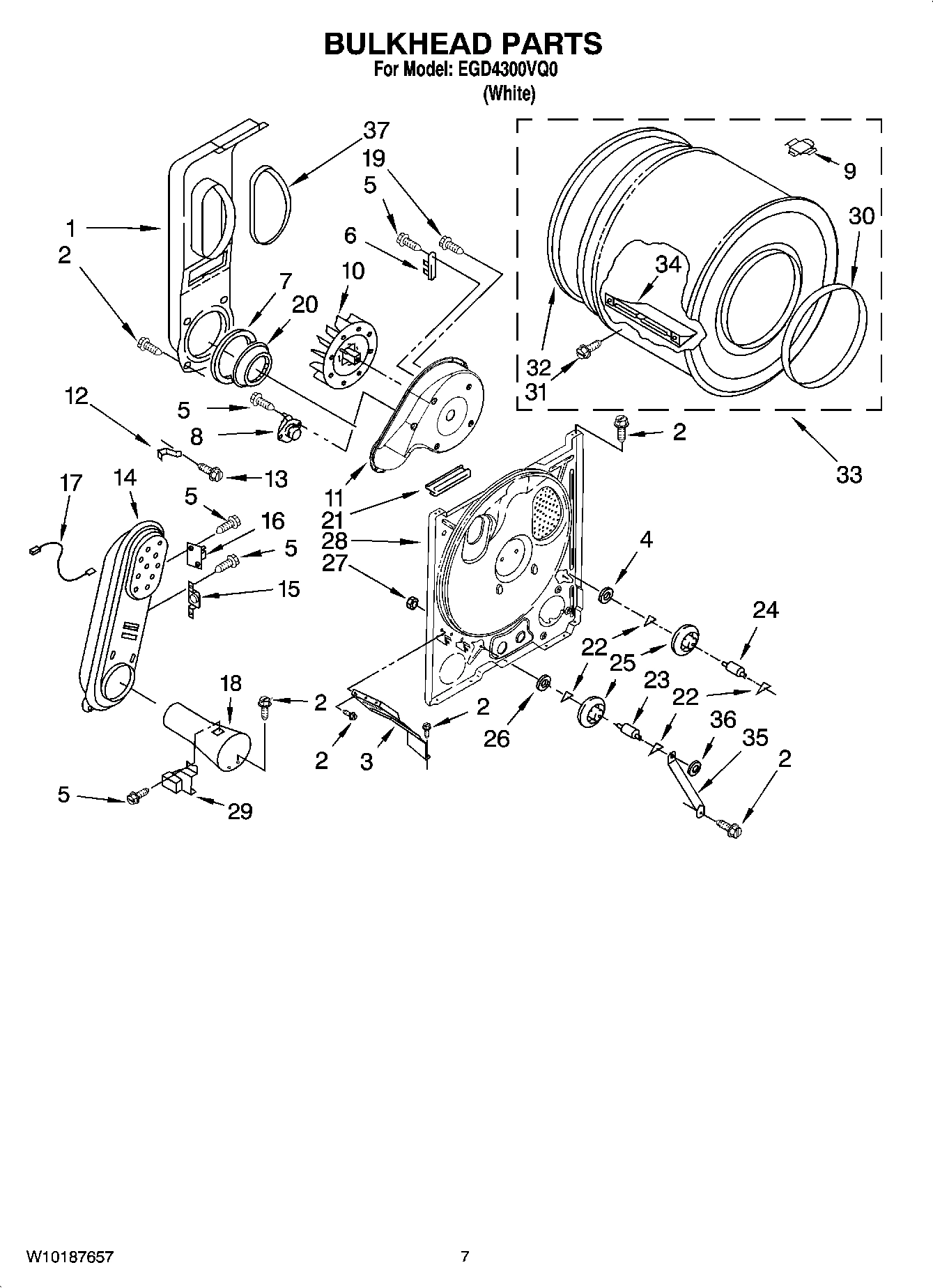 04 - BULKHEAD PARTS, OPTIONAL PARTS (NOT INCLUDED)