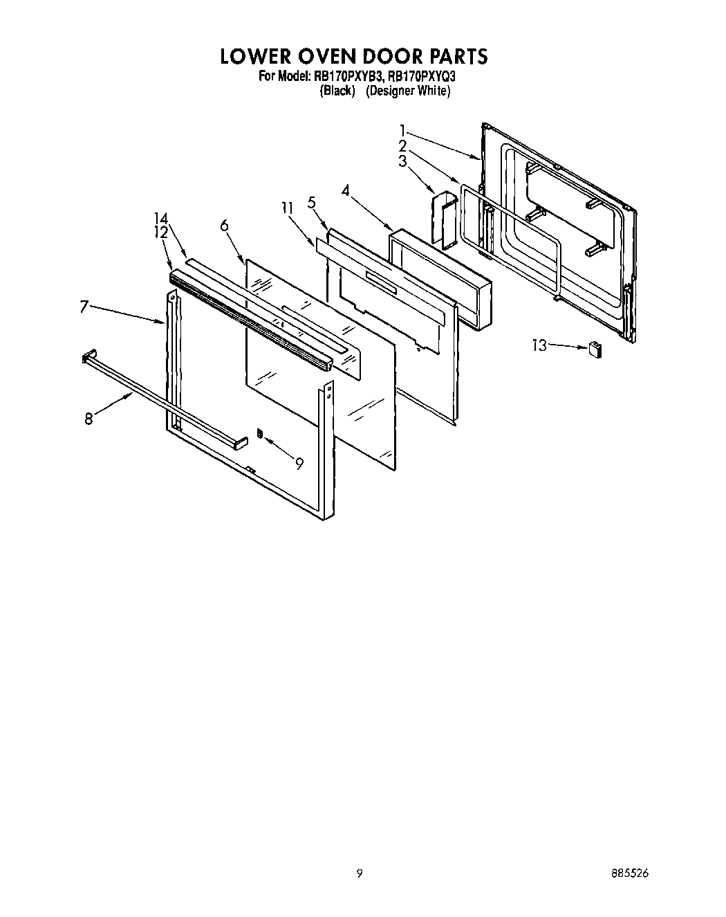 05 - LOWER OVEN DOOR