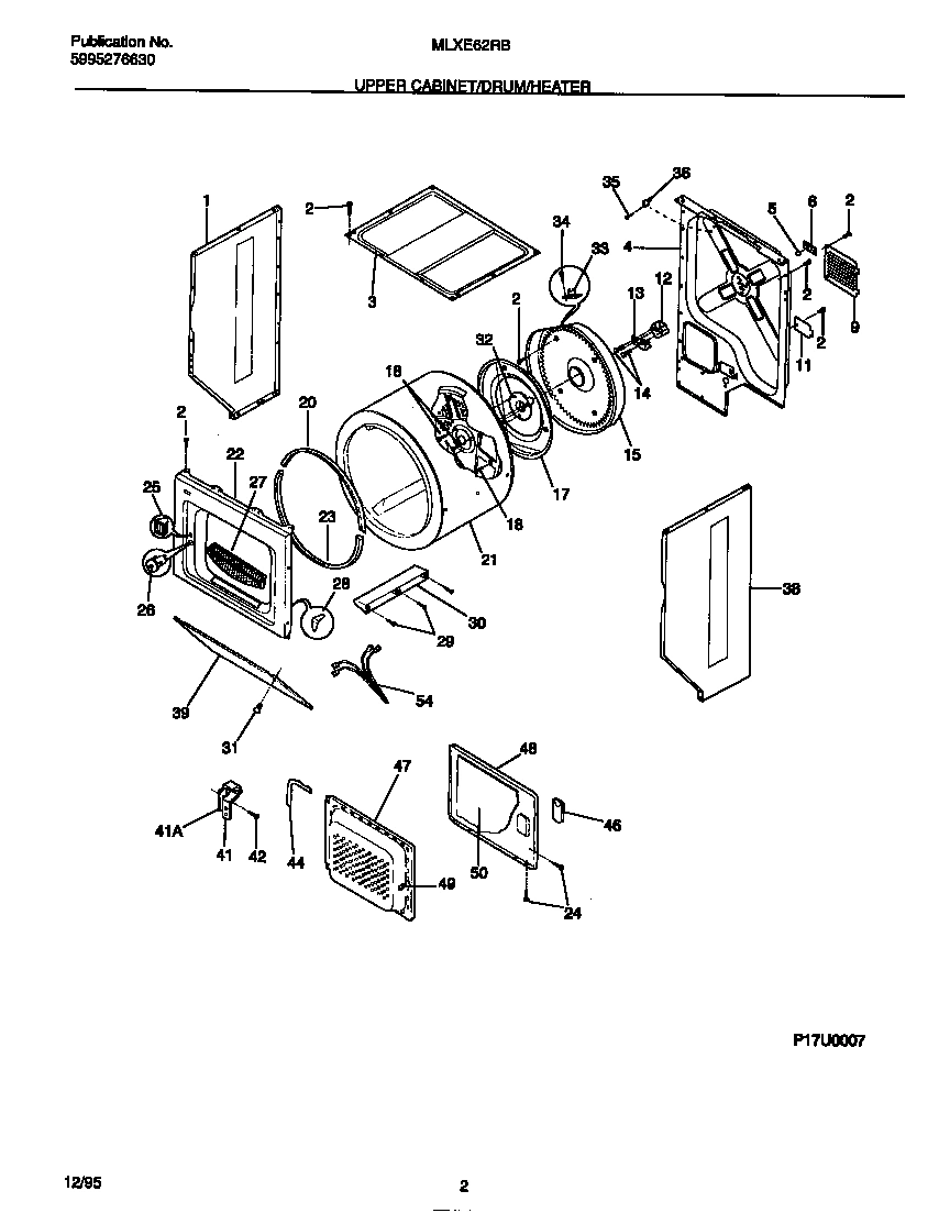 02 - UPPER CABINET/DRUM/HEATER