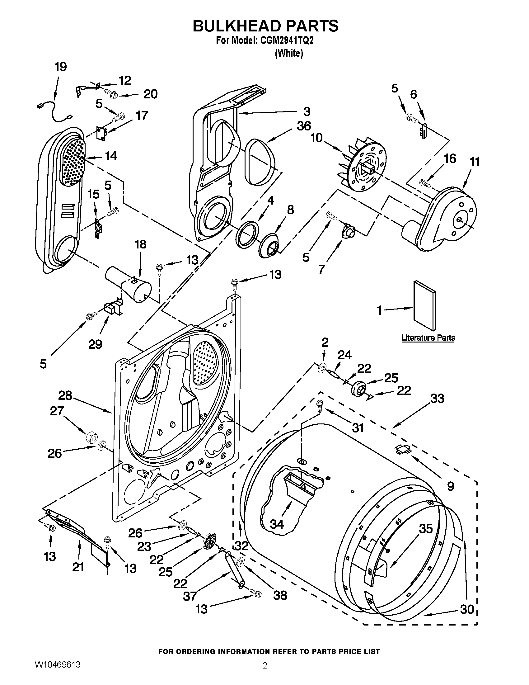 01 - BULKHEAD PARTS