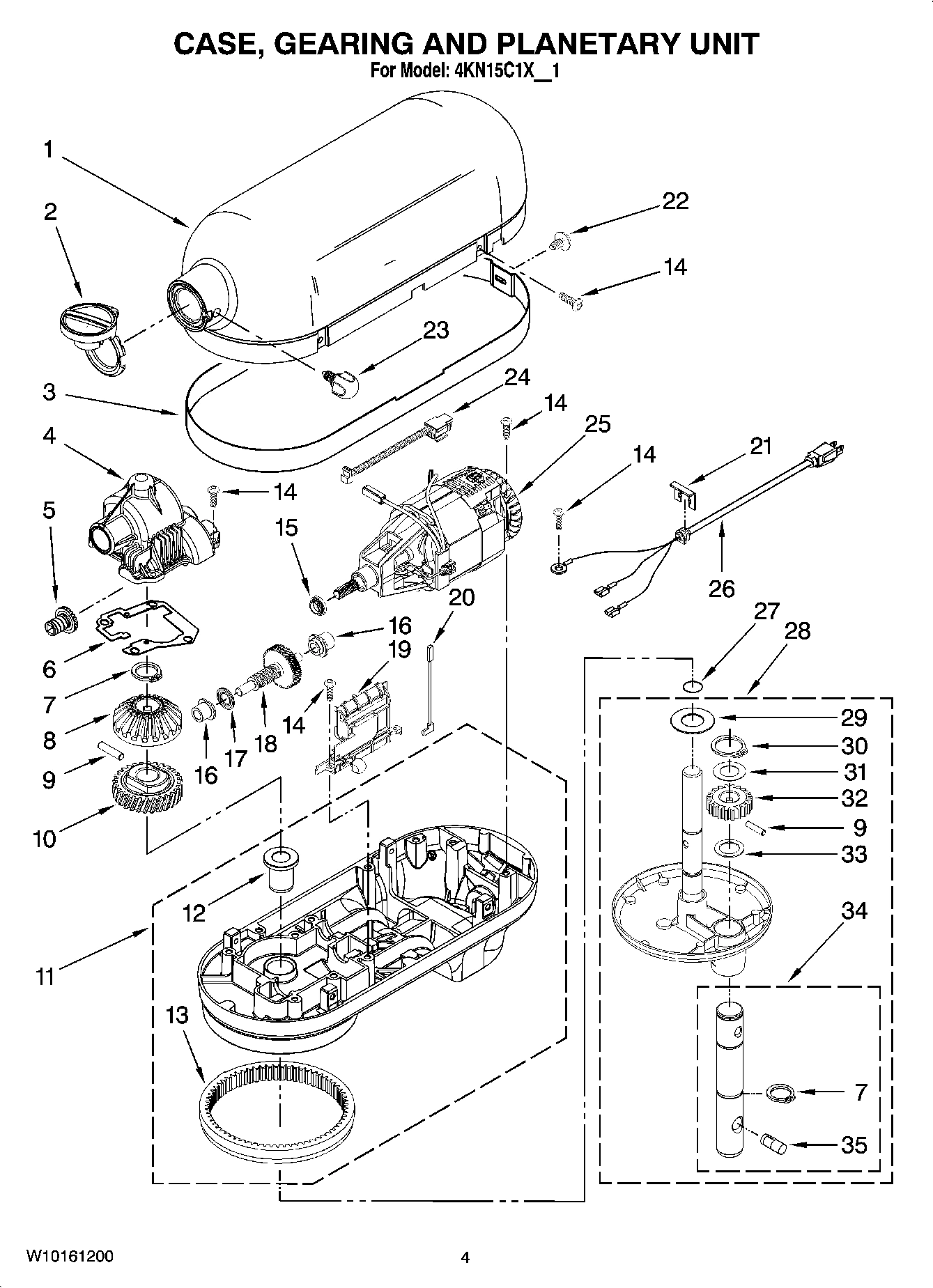 02 - CASE, GEARING AND PLANETARY UNIT
