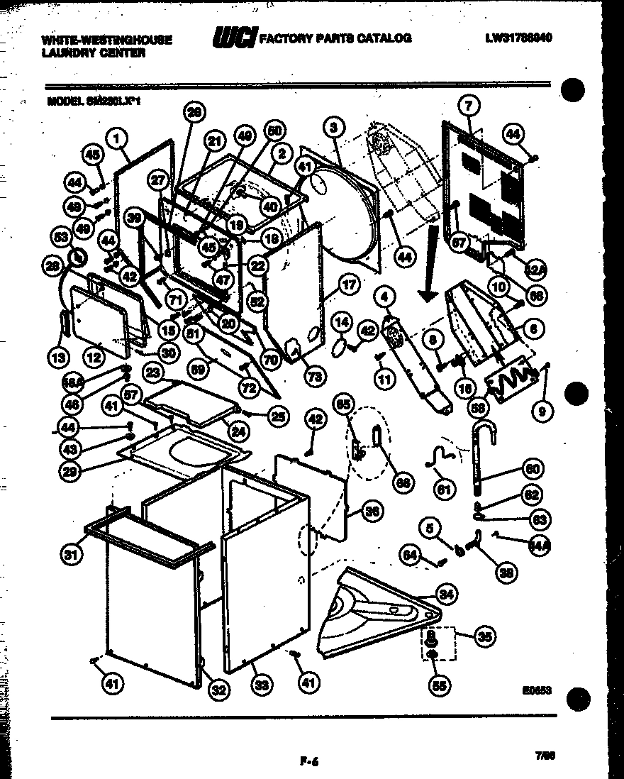 02 - CABINET PARTS AND HEATER