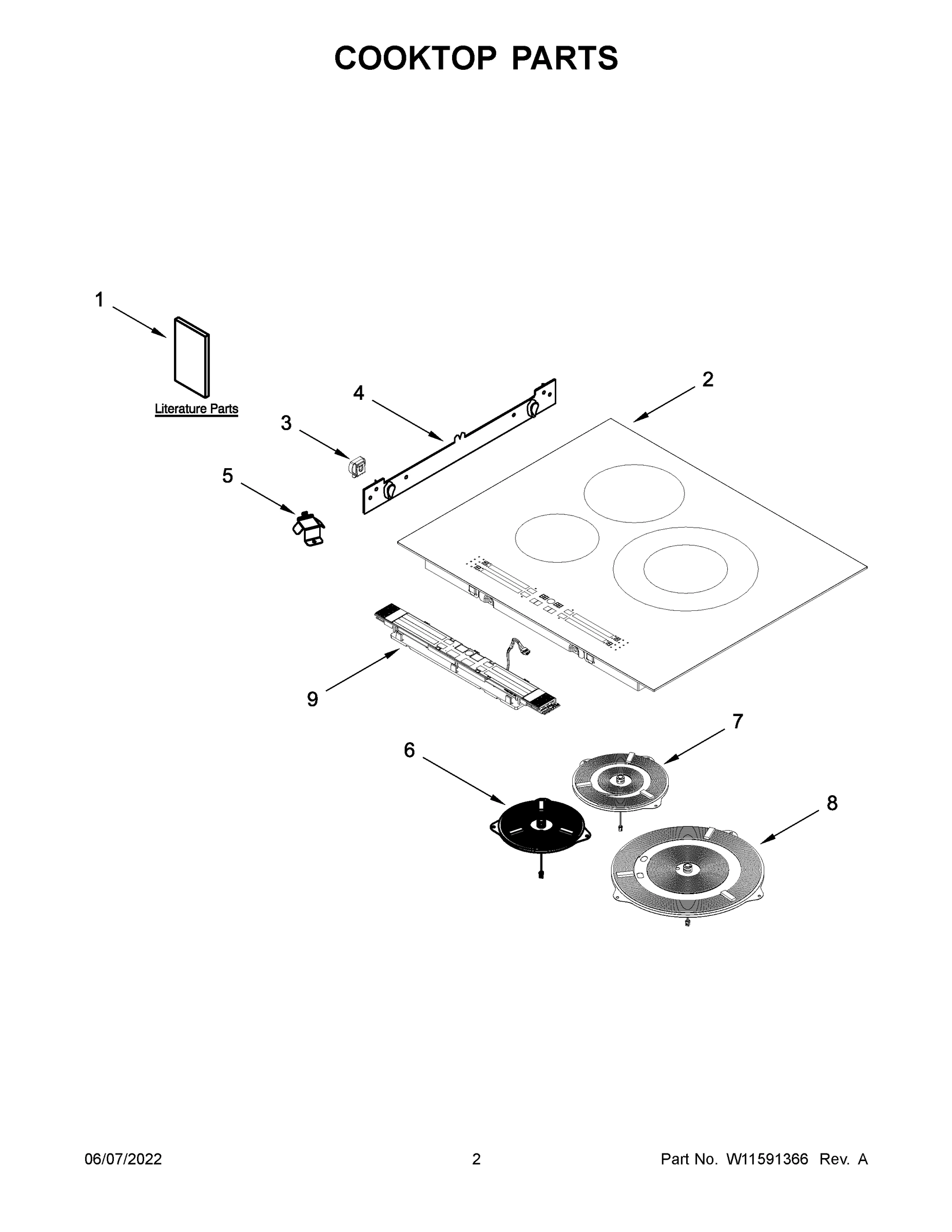 02 - COOKTOP PARTS