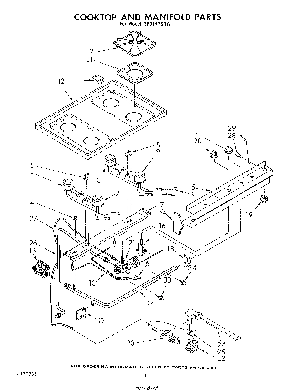 06 - COOKTOP AND MANIFOLD , LITERATURE AND OPTIONAL