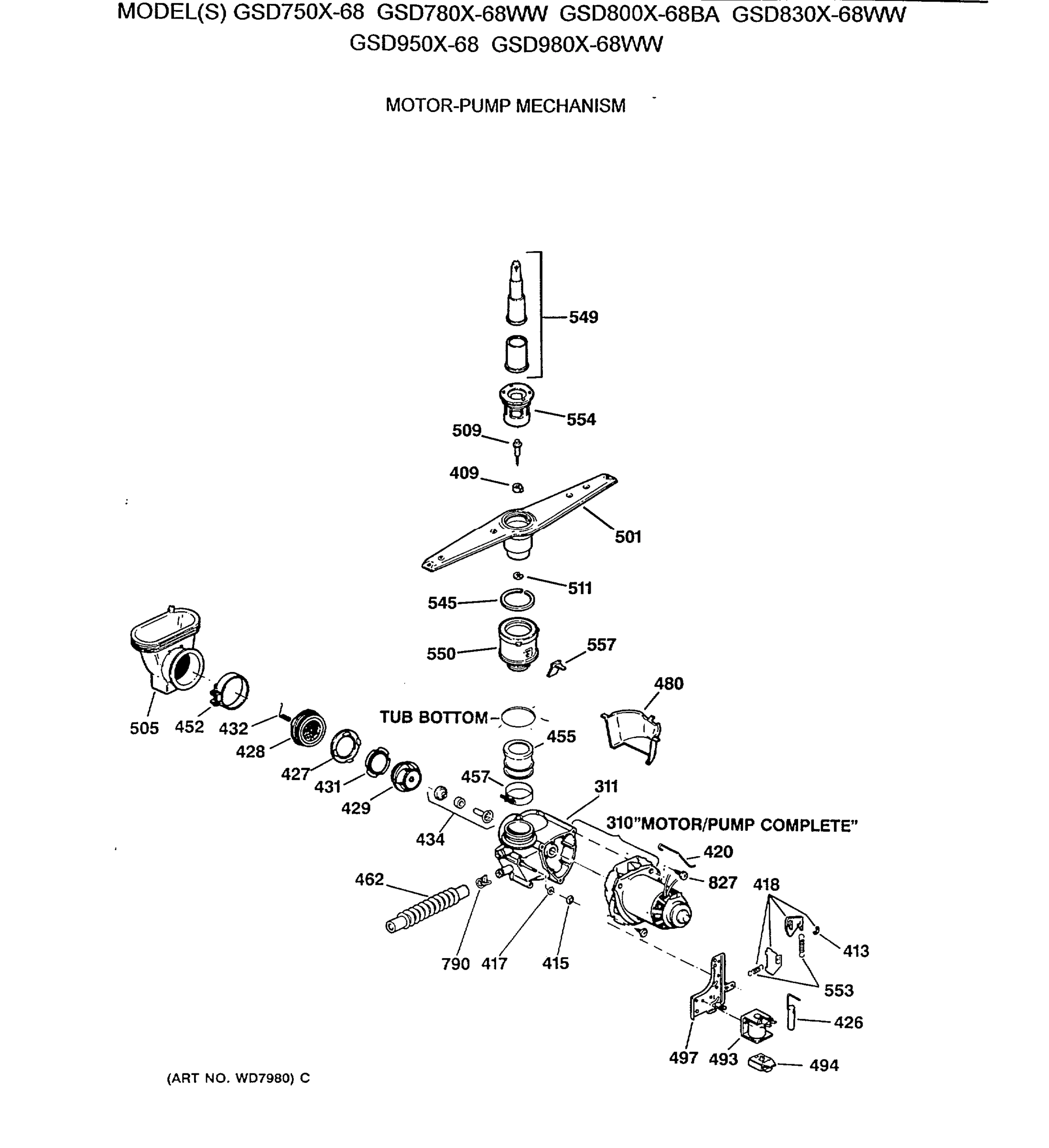 MOTOR-PUMP MECHANISM