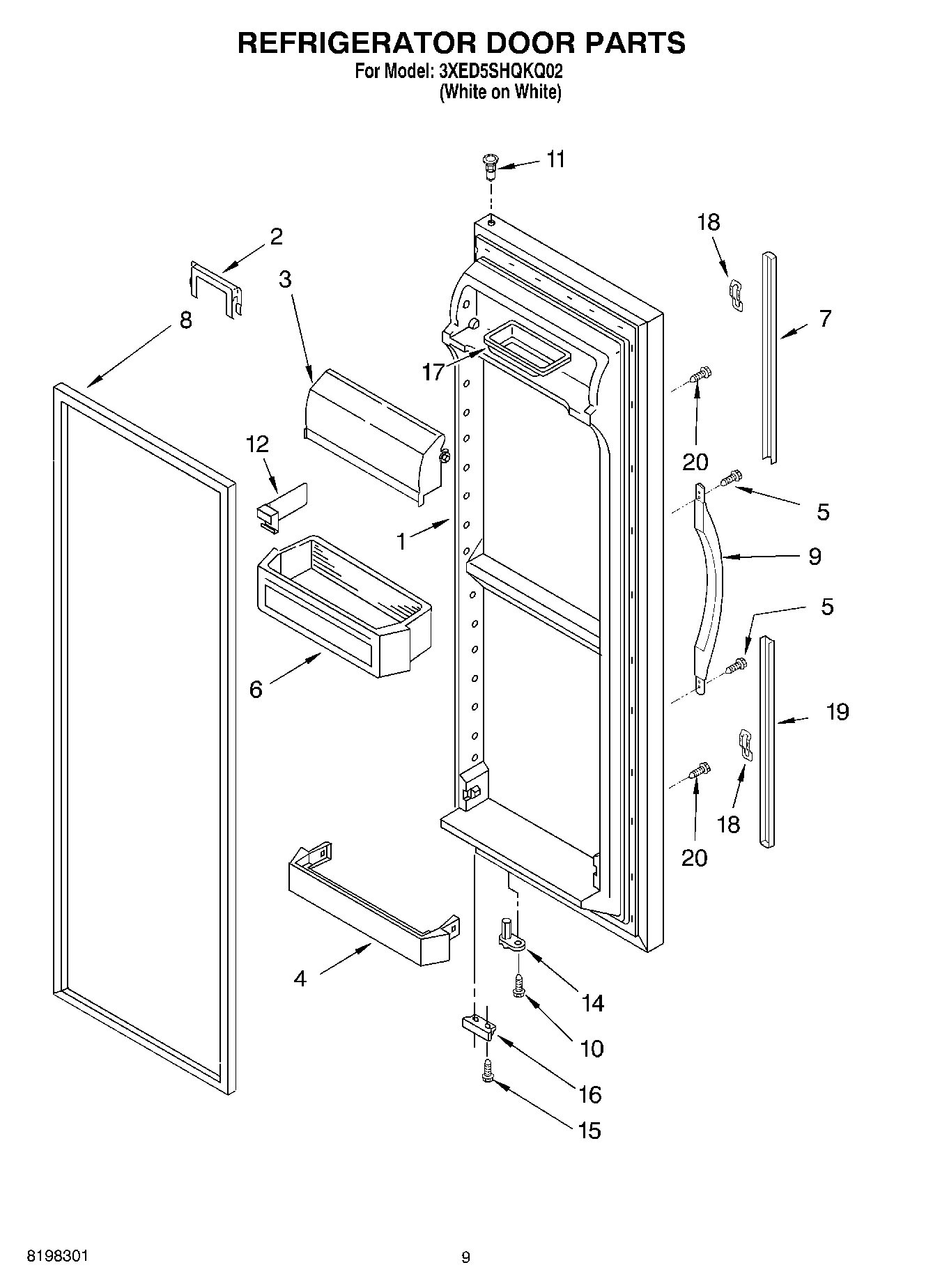 06 - REFRIGERATOR DOOR PARTS