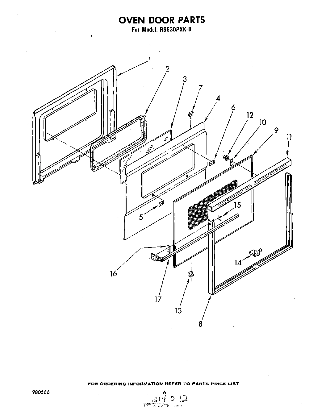 04 - OVEN DOOR , LITERATURE AND OPTIONAL