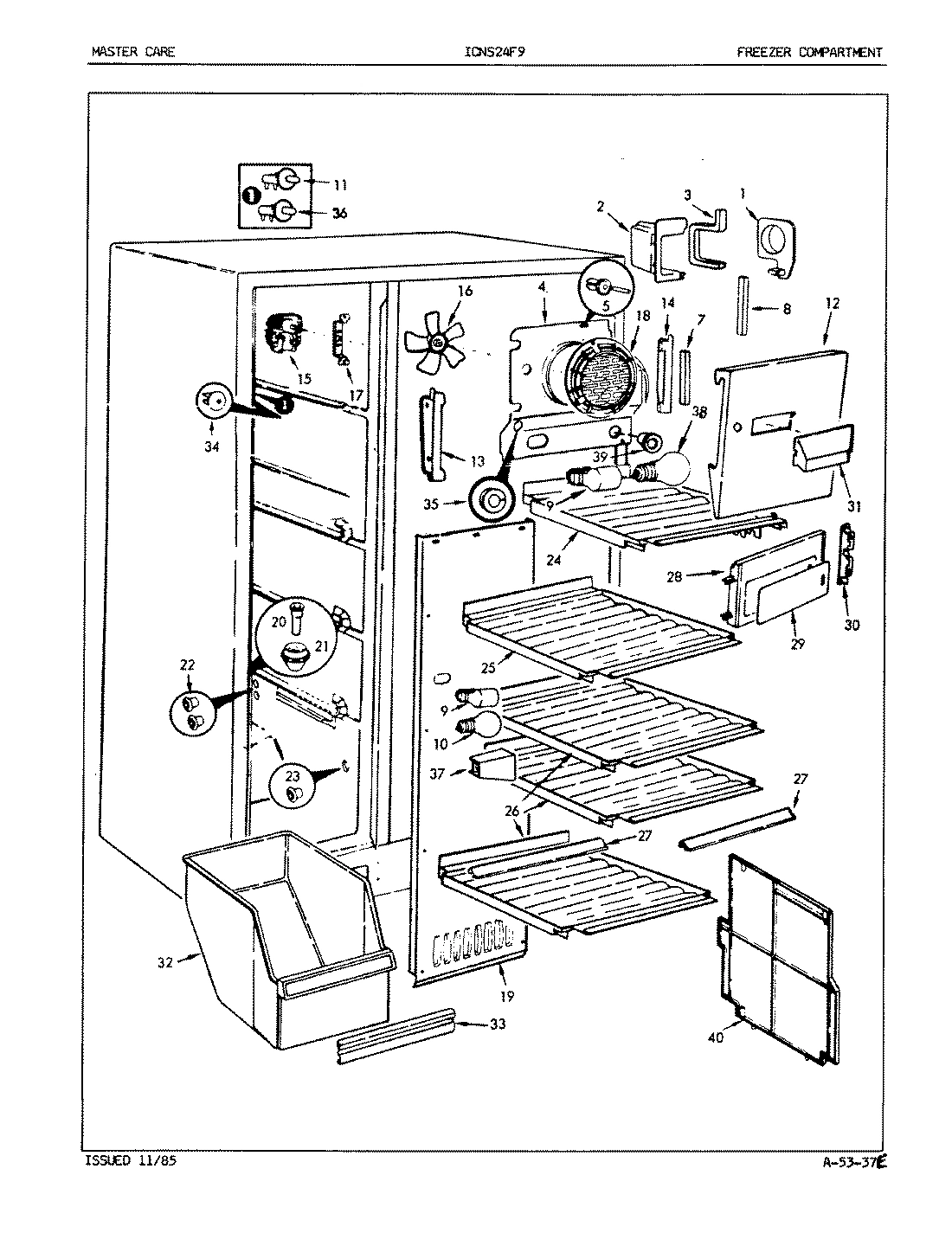 01 - FREEZER COMPARTMENT