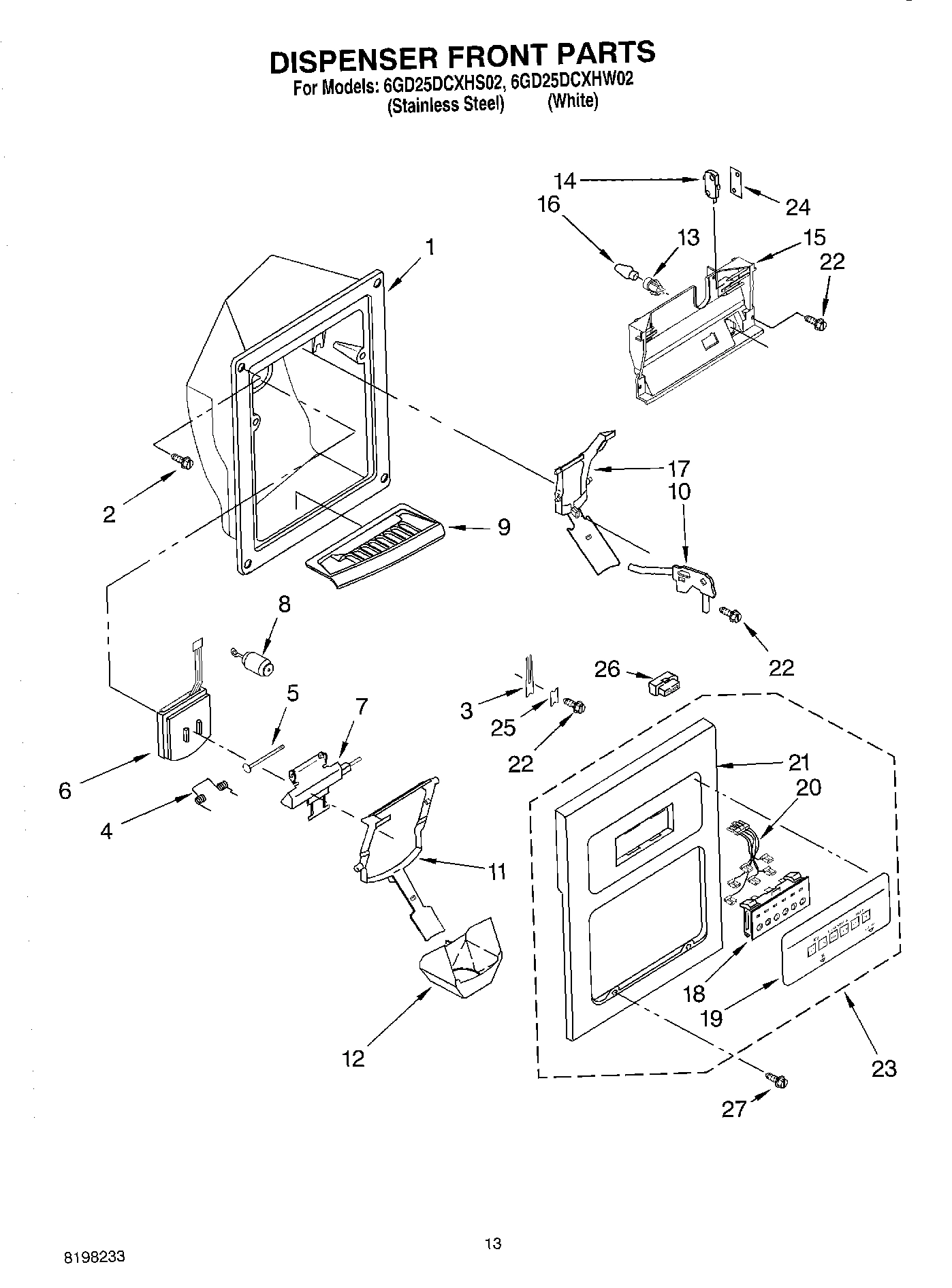 08 - DISPENSER FRONT