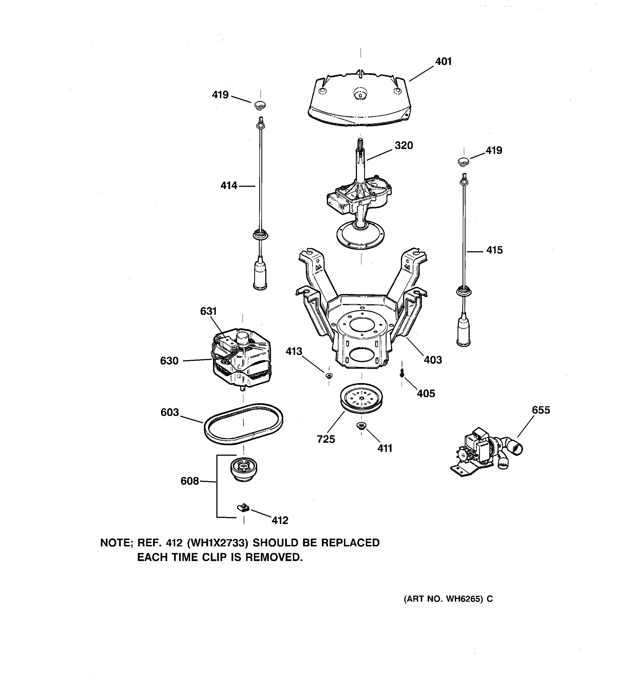 SUSPENSION, PUMP & DRIVE COMPONENTS