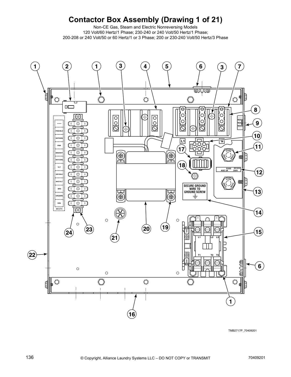 Contactor Box Assembly (Drawing 1 of 21)