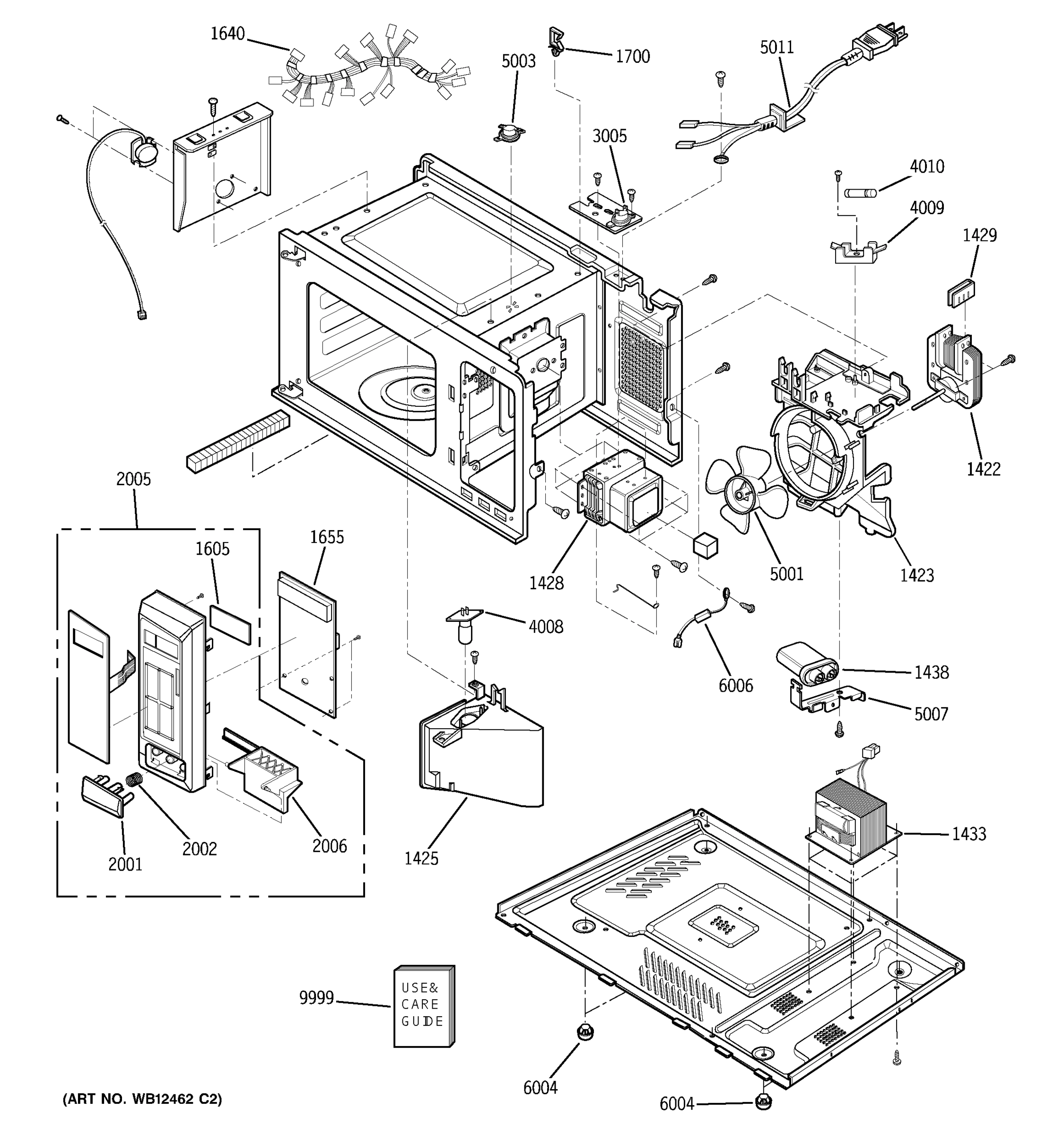 CONTROL PANEL, BODY, BASE PLATE & SENSOR PARTS