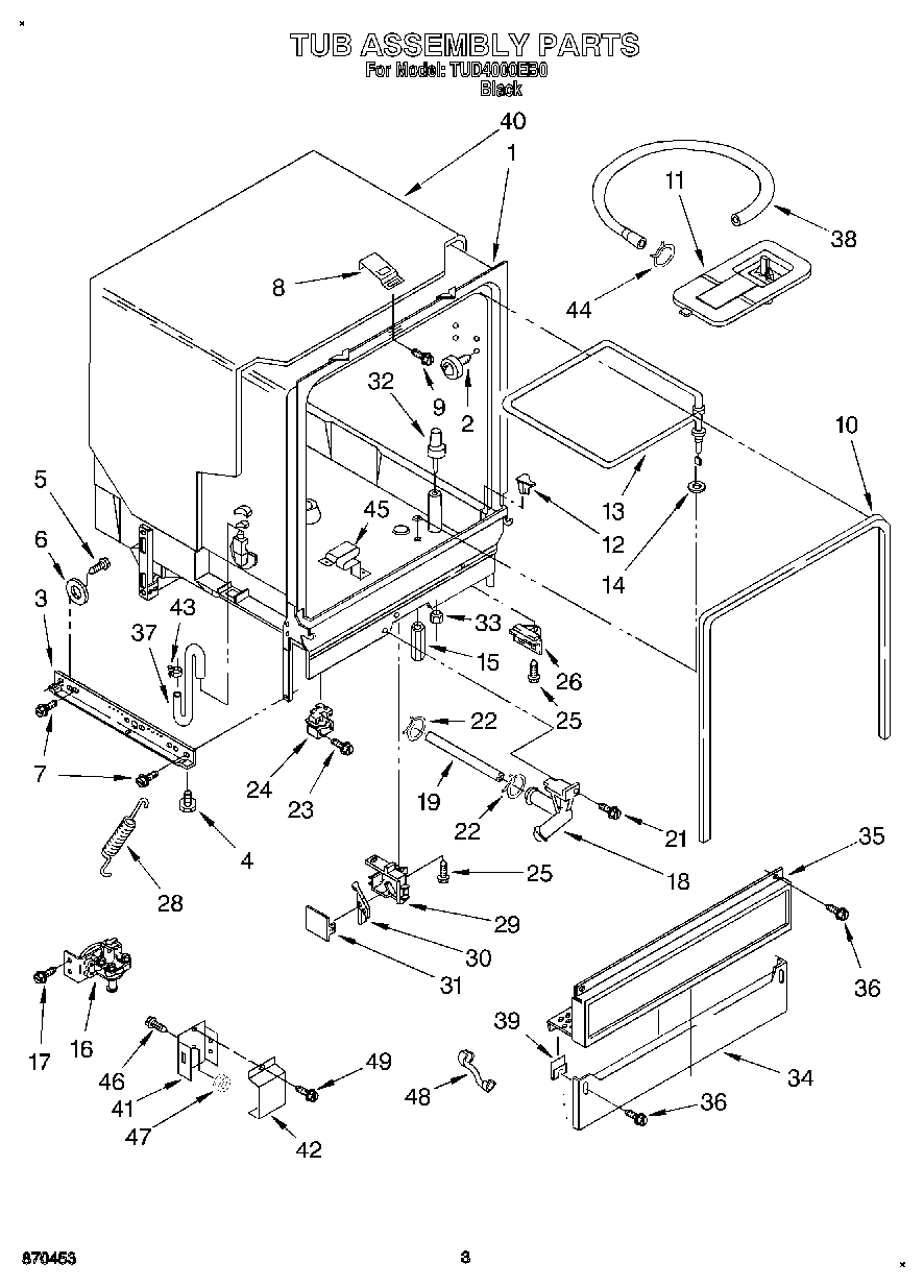 03 - TUB ASSEMBLY