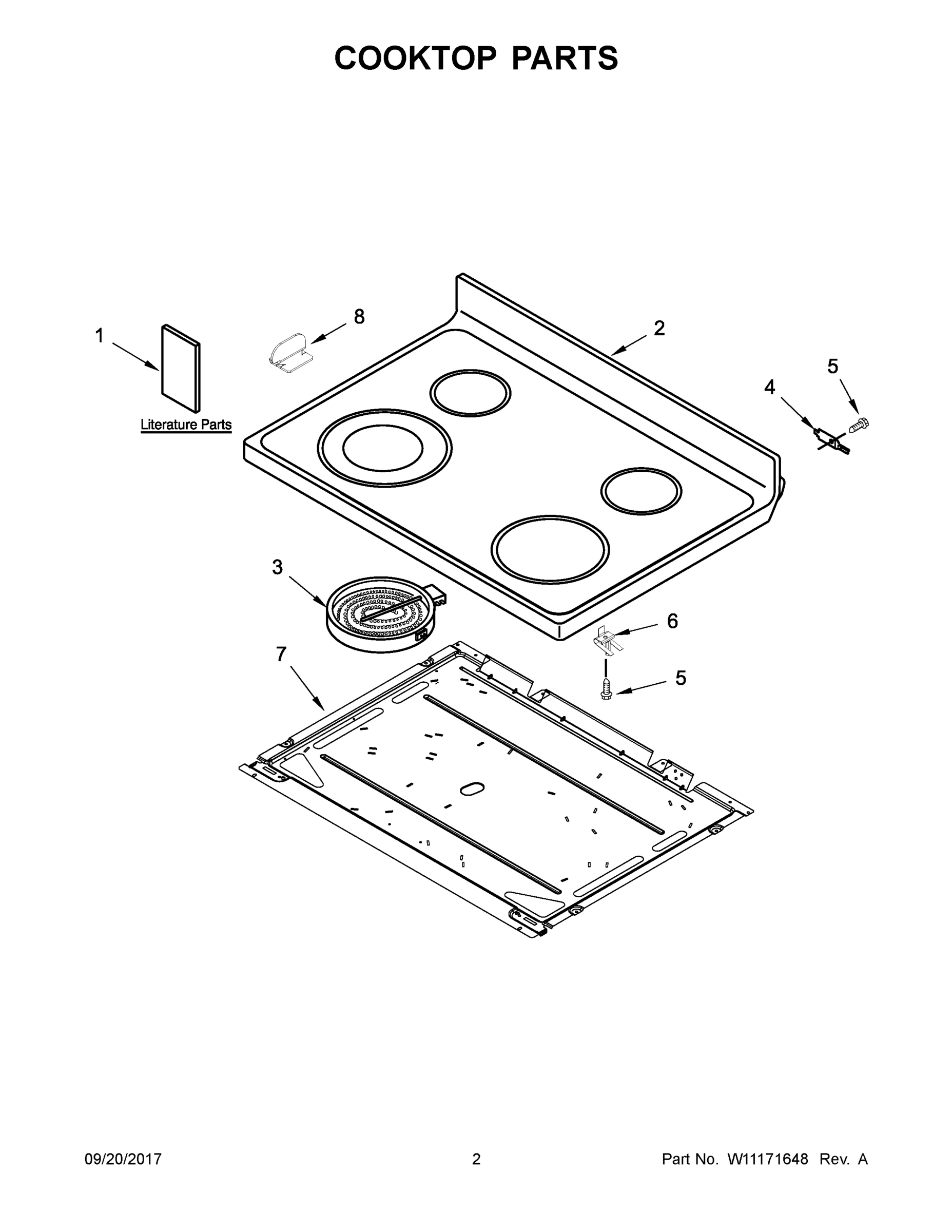 02 - COOKTOP PARTS