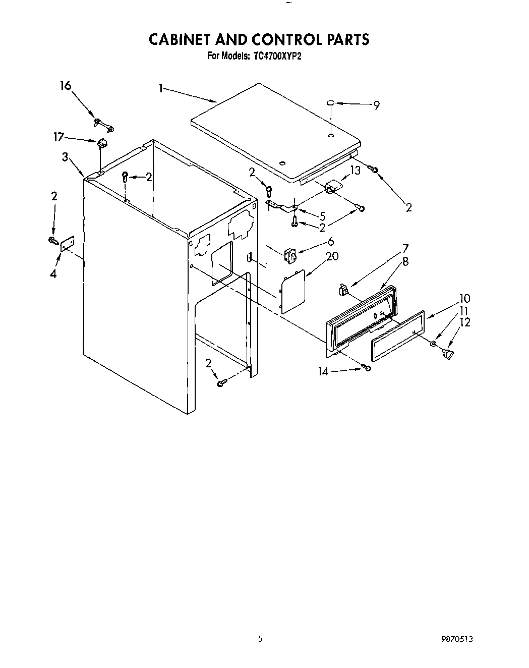 05 - CABINET AND CONTROL