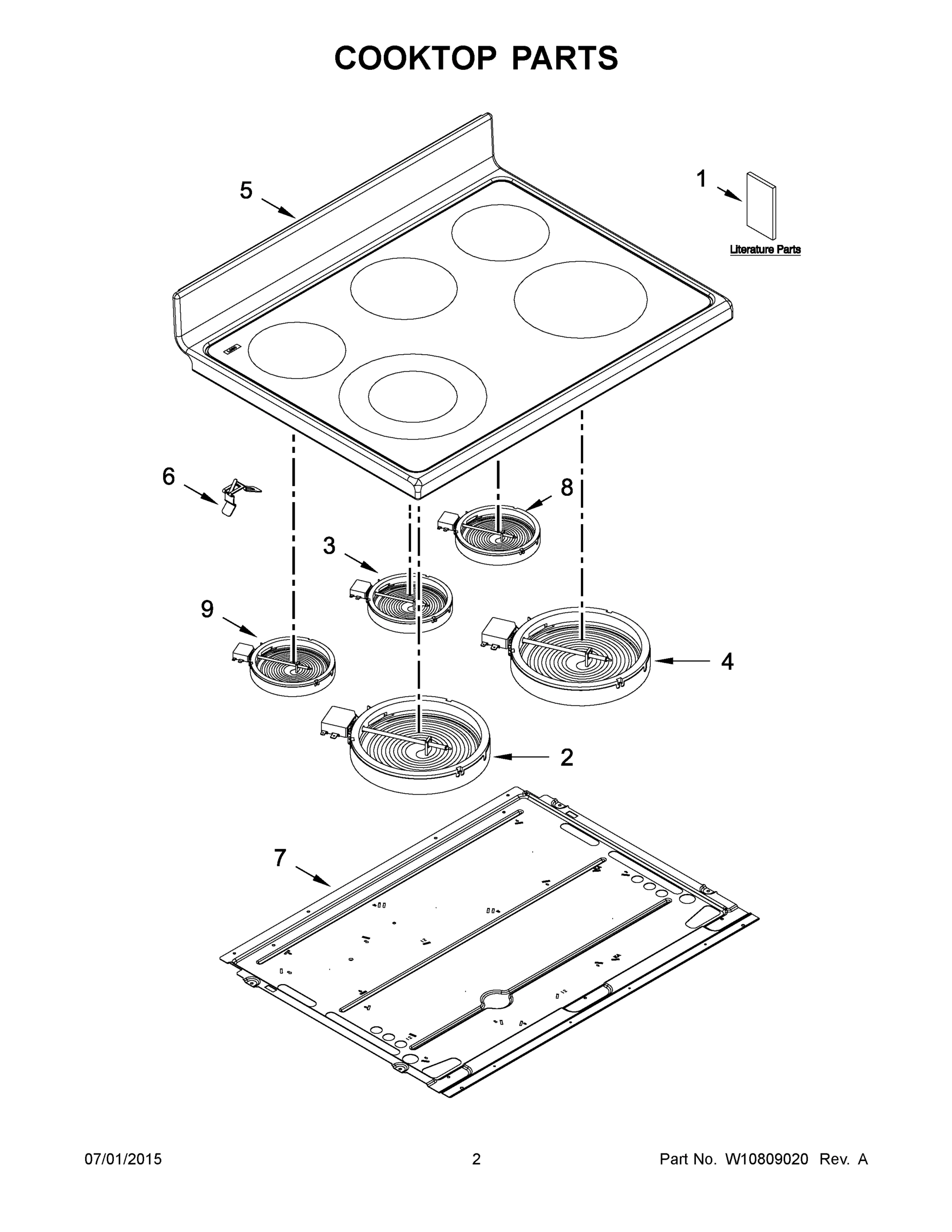 02 - COOKTOP PARTS