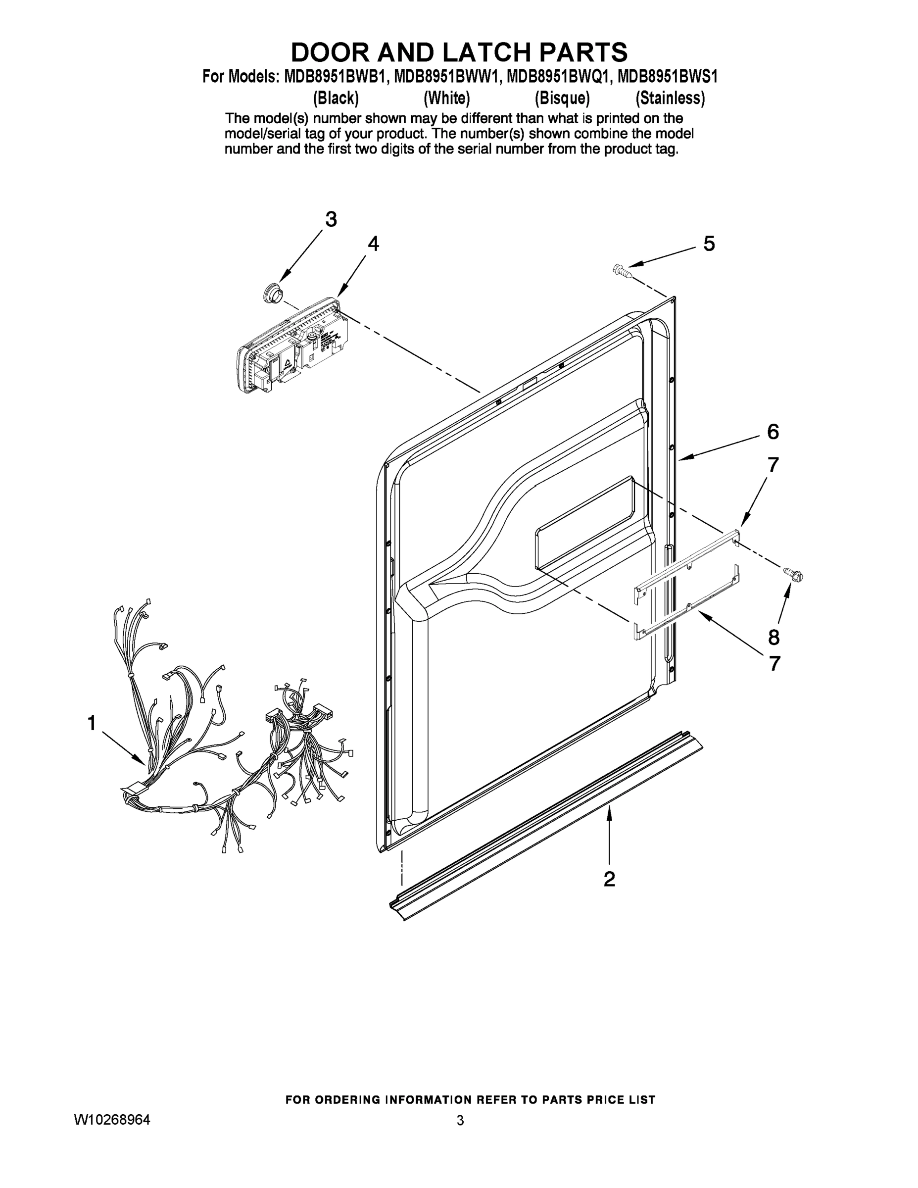 03 - DOOR AND LATCH PARTS