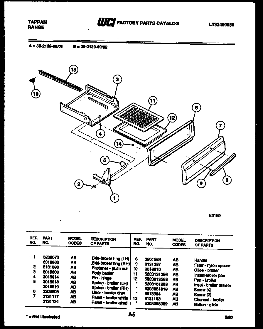 05 - BROILER DRAWER PARTS