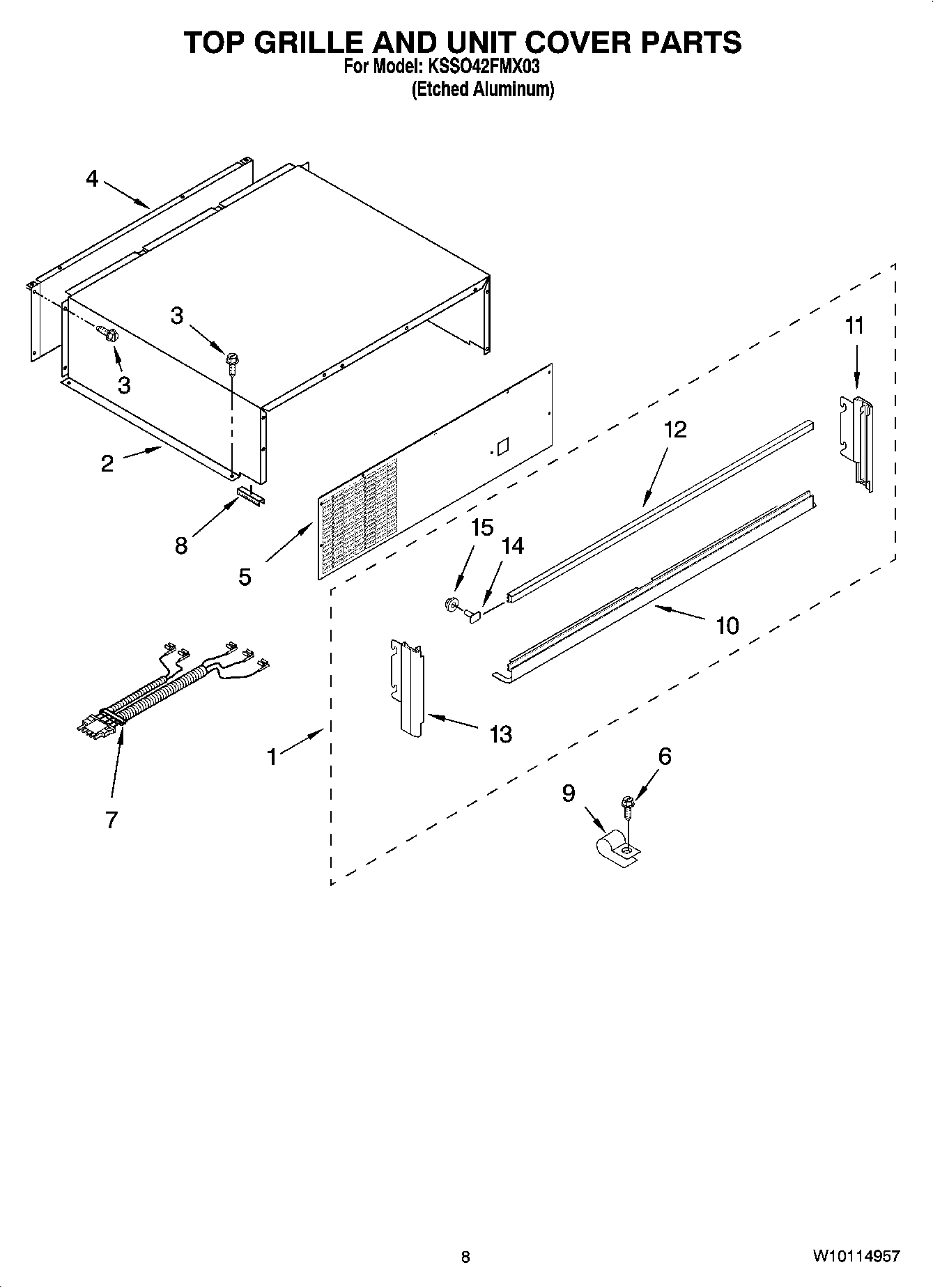 06 - TOP GRILLE AND UNIT COVER PARTS
