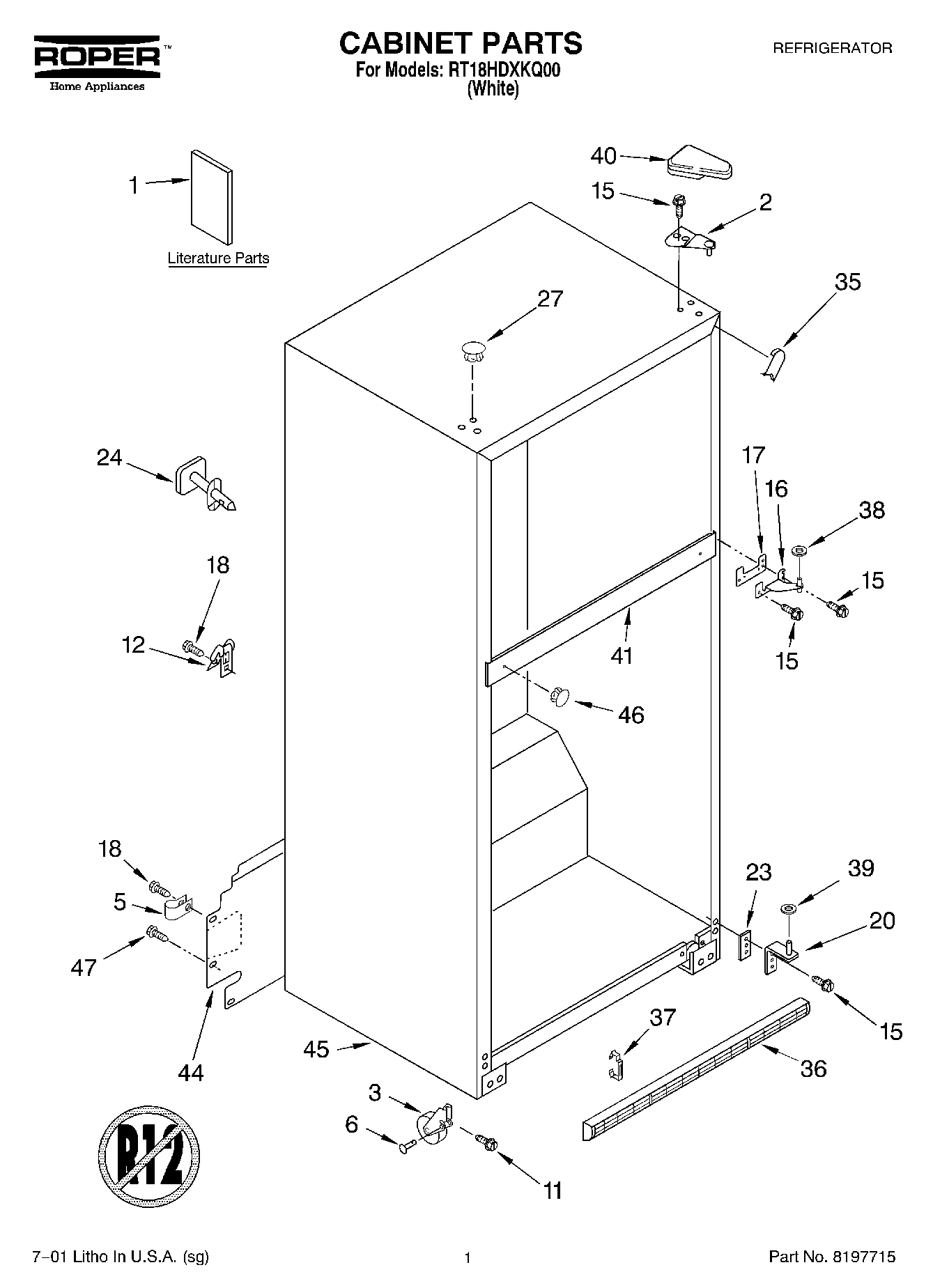 01 - CABINET, LITERATURE