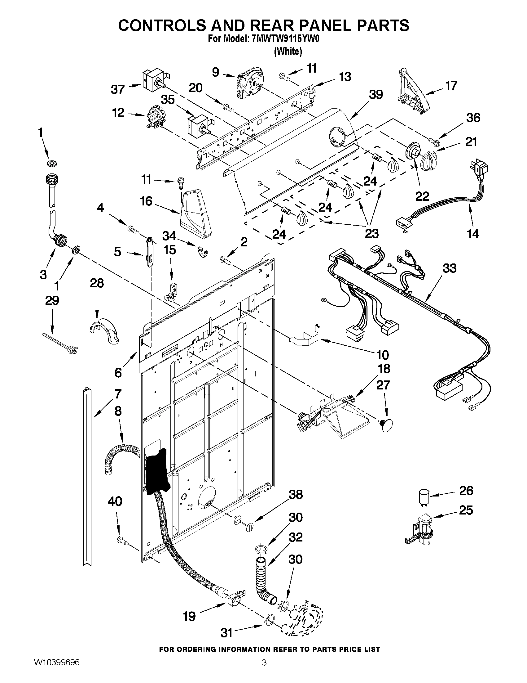 02 - CONTROLS AND REAR PANEL PARTS