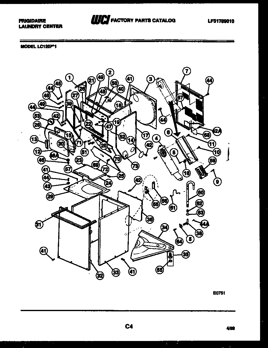 03 - CABINET PARTS AND HEATER