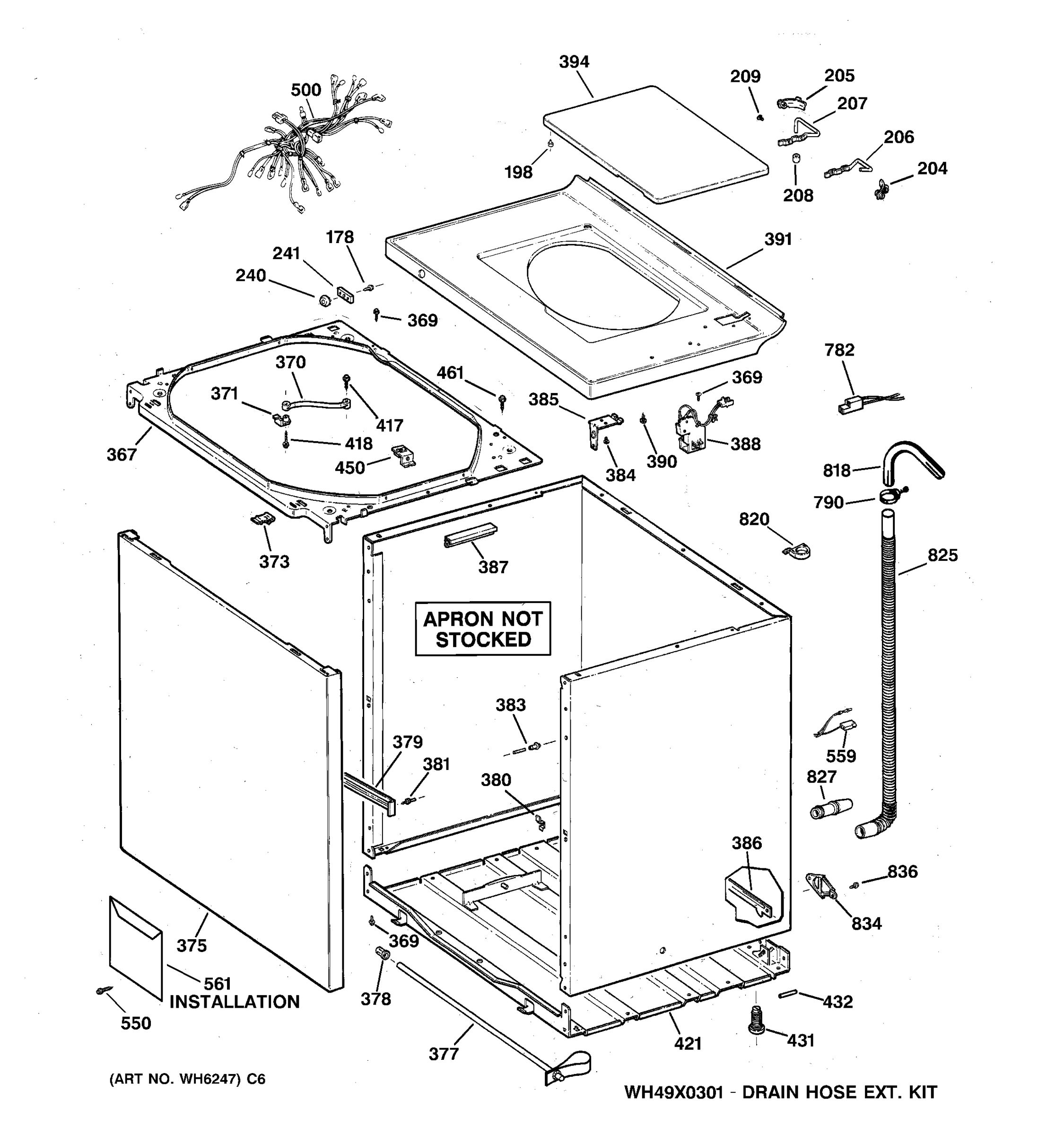 CABINET, COVER & FRONT PANEL