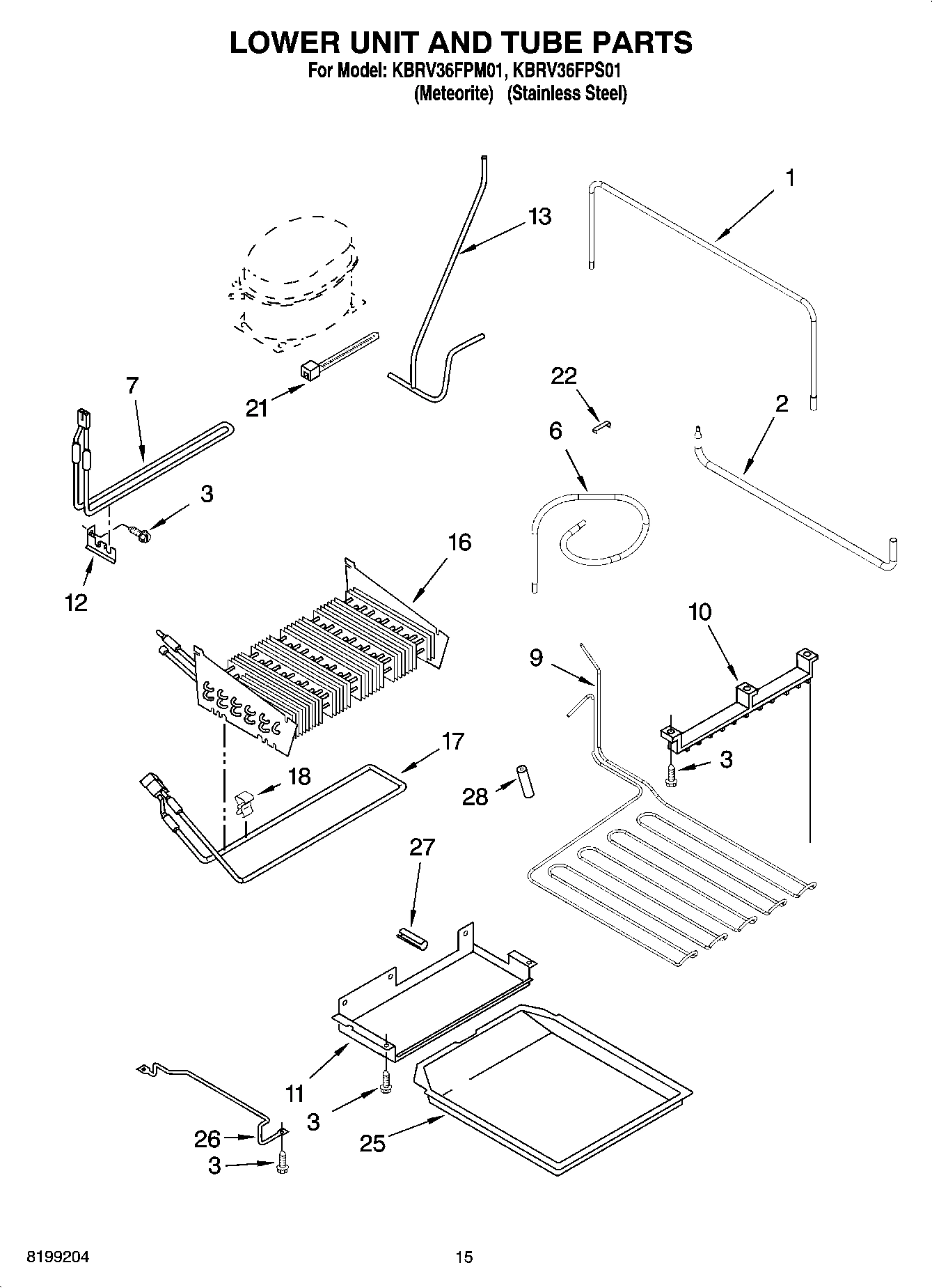09 - LOWER UNIT AND TUBE PARTS