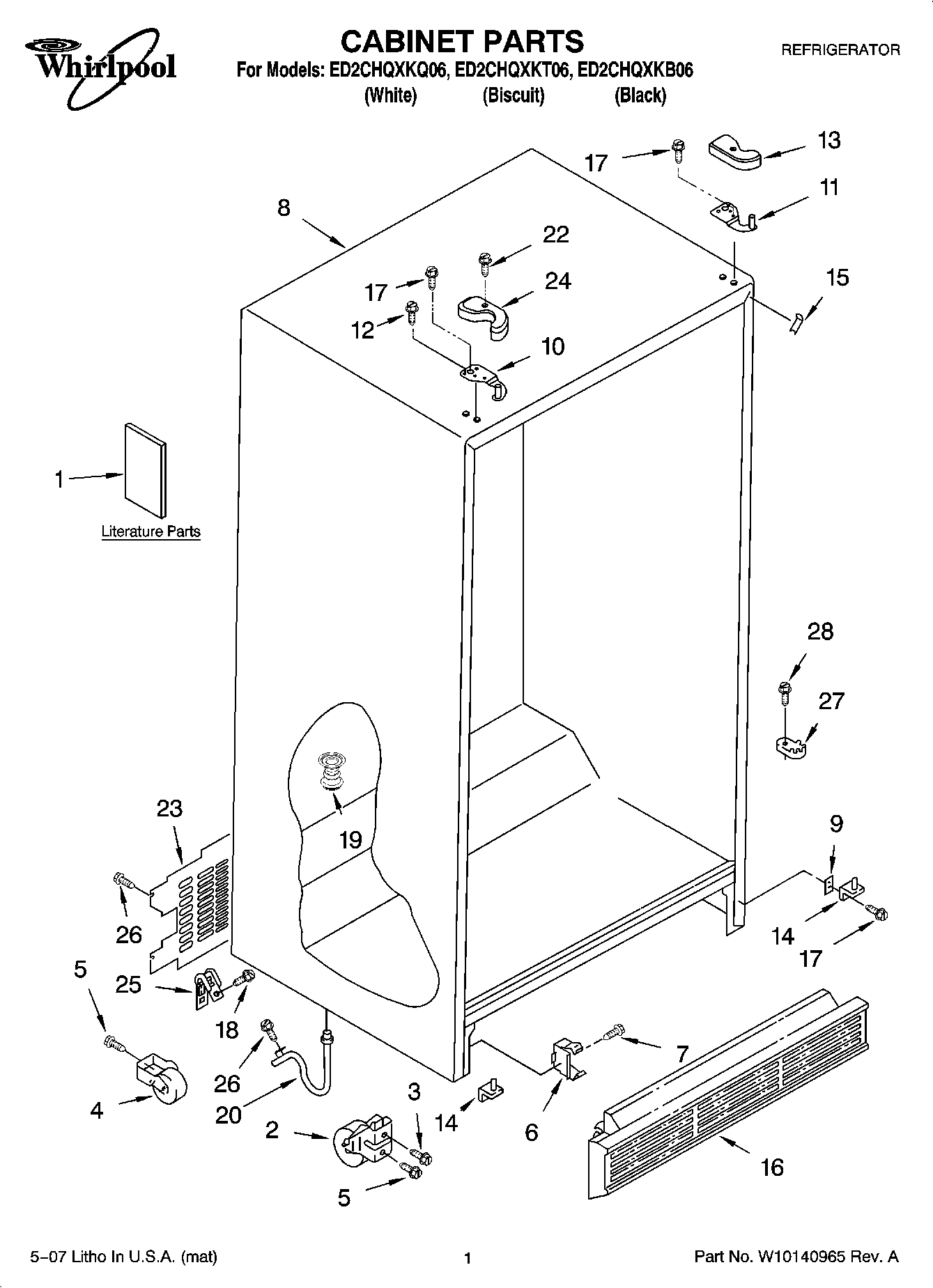 01 - CABINET PARTS