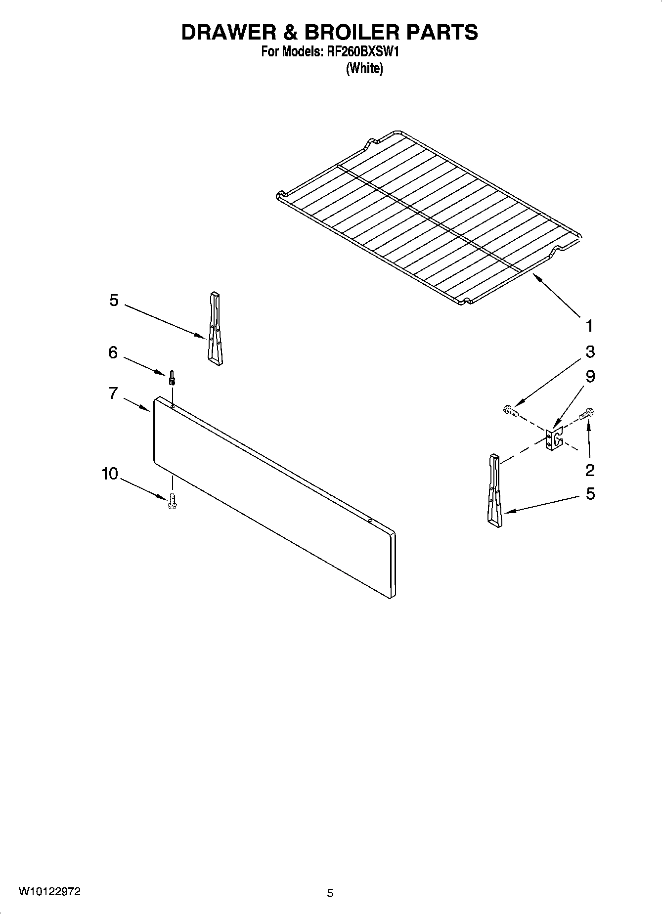 04 - DRAWER & BROILER PARTS