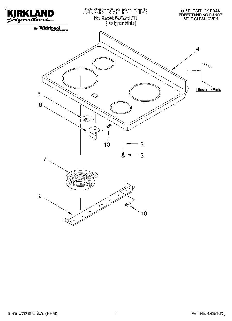 01 - COOKTOP, LITERATURE
