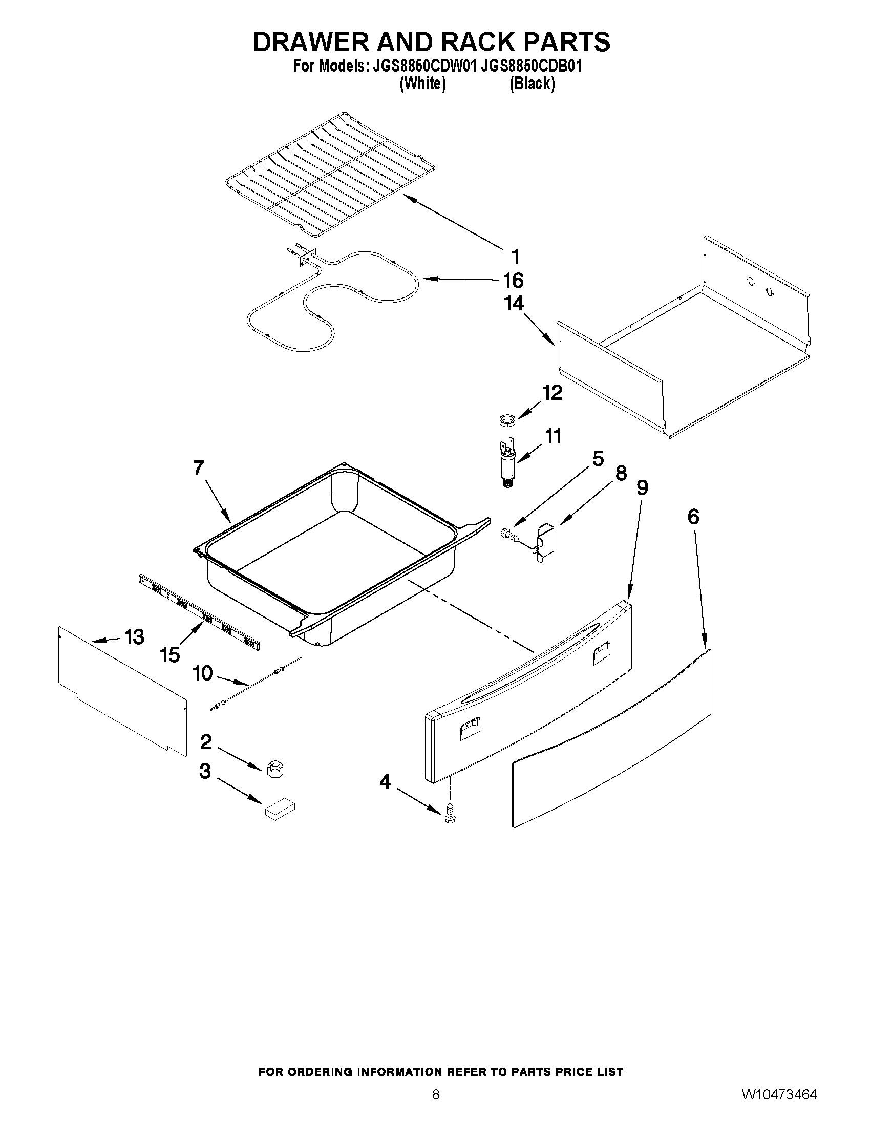 05 - DRAWER AND RACK PARTS