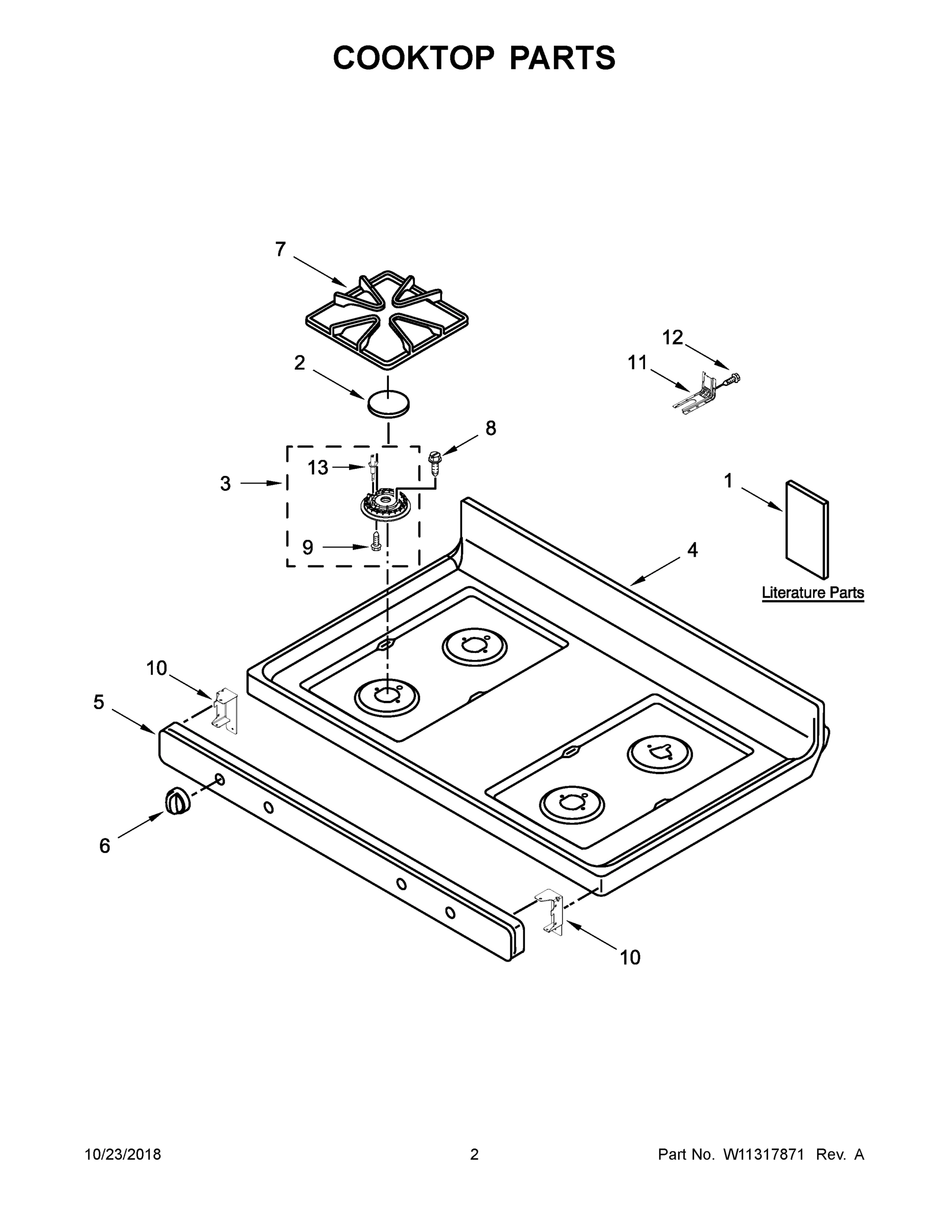 02 - COOKTOP PARTS