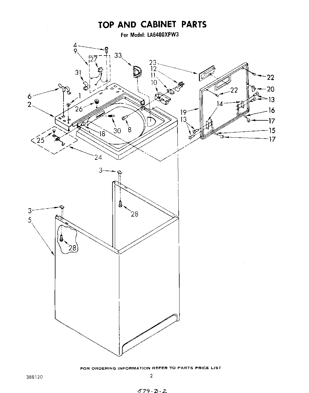 02 - TOP AND CABINET , LITERATURE AND OPTIONAL