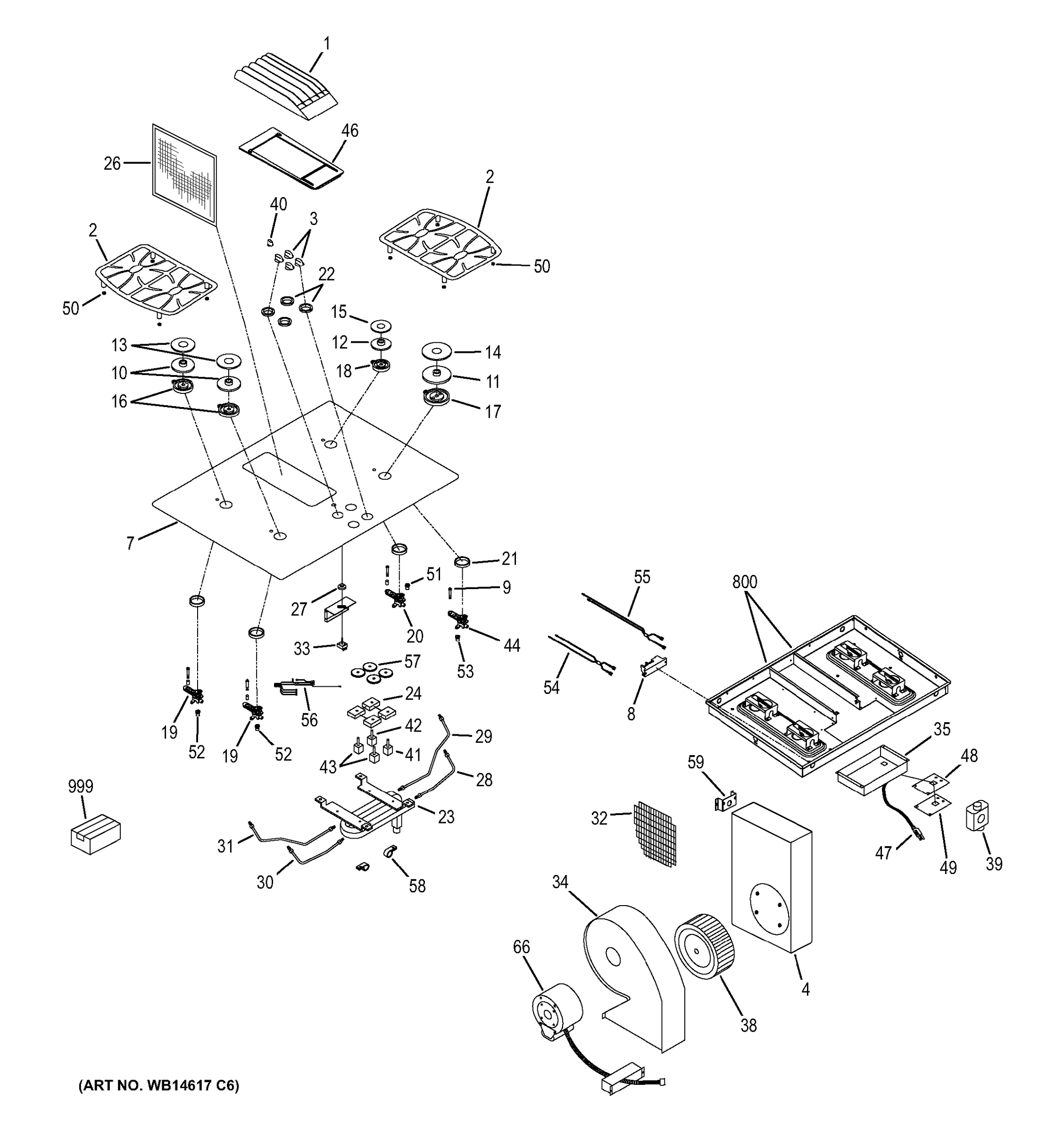 CONTROL PANEL & COOKTOP