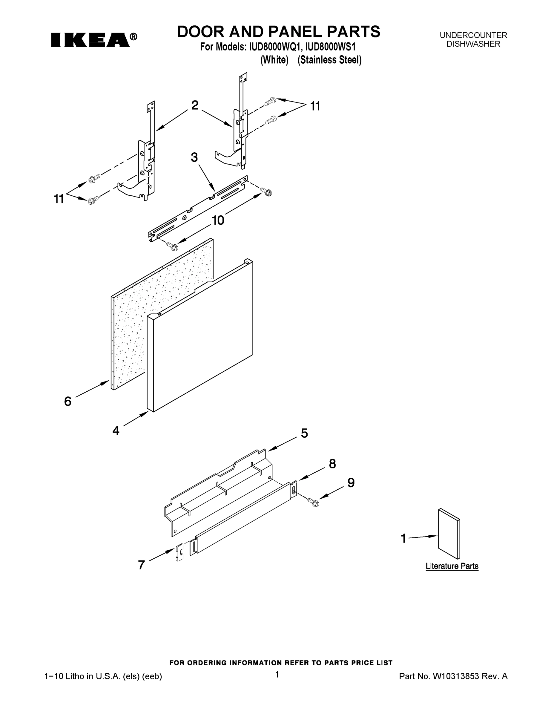01 - DOOR AND PANEL PARTS